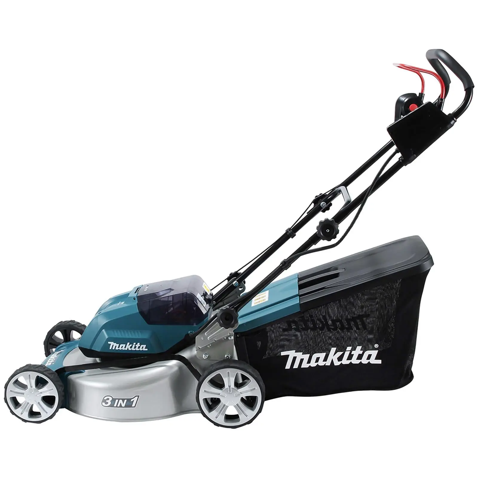 Makita 46cm Lawn Mower Kit Twin 18V LXT Li-ion Cordless Garden Grass Outdoor 2 x 6Ah Battery and Dual Rapid Charger DLM460PG2 - Image 3