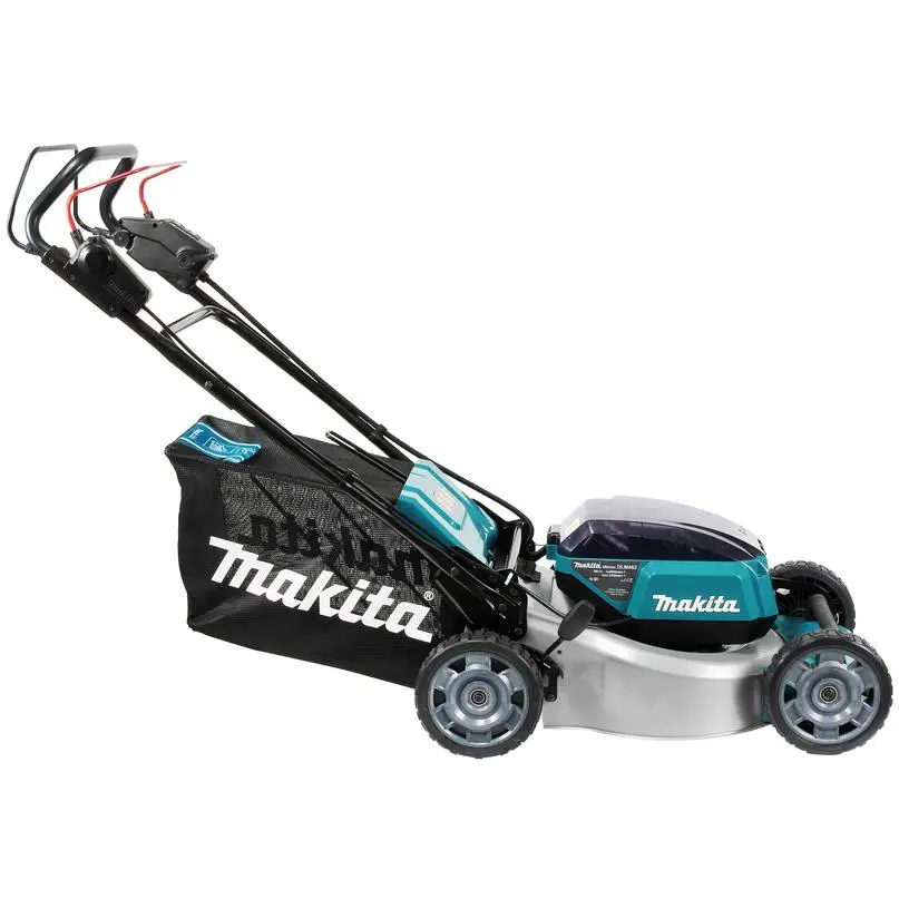 Makita 46cm Lawn Mower Kit Twin 18V LXT Li-ion Cordless Garden Grass Outdoor 2 x 6Ah Battery and Dual Rapid Charger DLM462PG2 - Image 6