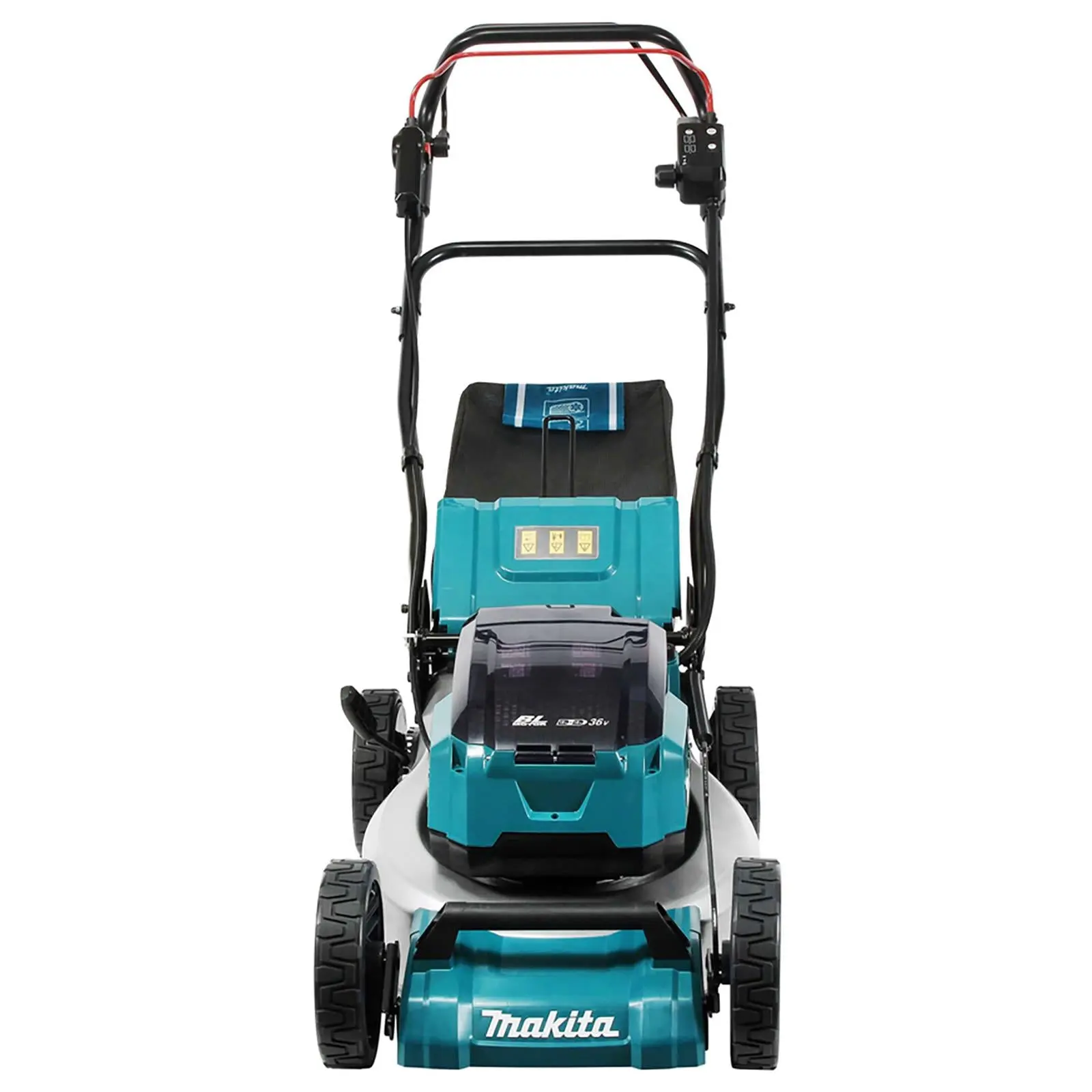 Makita 46cm Lawn Mower Kit Twin 18V LXT Li-ion Cordless Garden Grass Outdoor 4 x 5Ah Battery and Dual Rapid Charger DLM462PT4 - Image 11