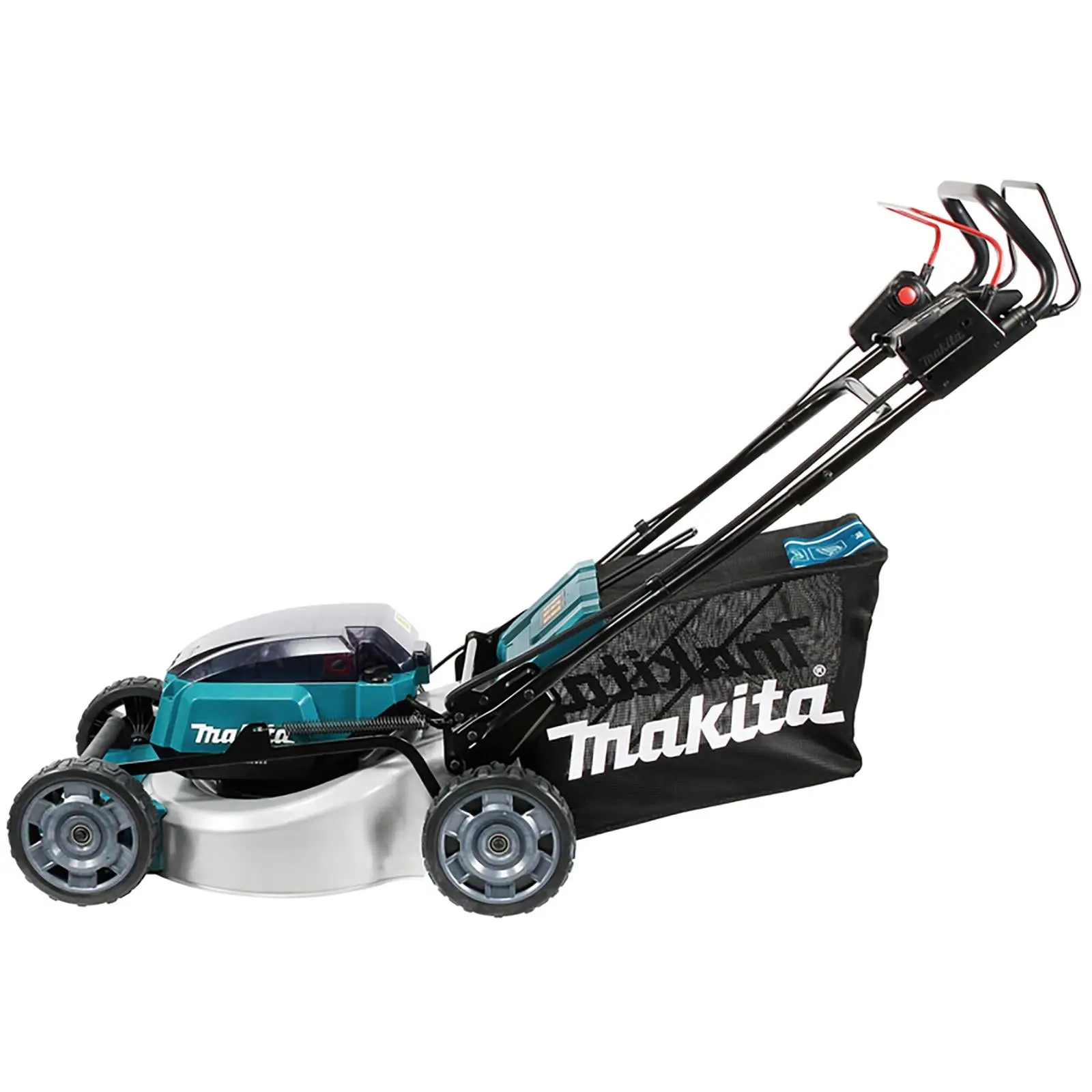 Makita 46cm Lawn Mower Kit Twin 18V LXT Li-ion Cordless Garden Grass Outdoor 4 x 5Ah Battery and Dual Rapid Charger DLM462PT4 - Image 6