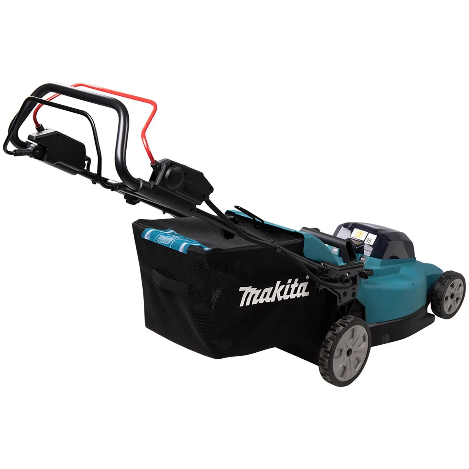 Makita 48cm Lawn Mower Kit Twin 18V LXT Li-ion Cordless Garden Grass Outdoor 2 x 5Ah Battery and Dual Charger DLM481CT2 - Image 7