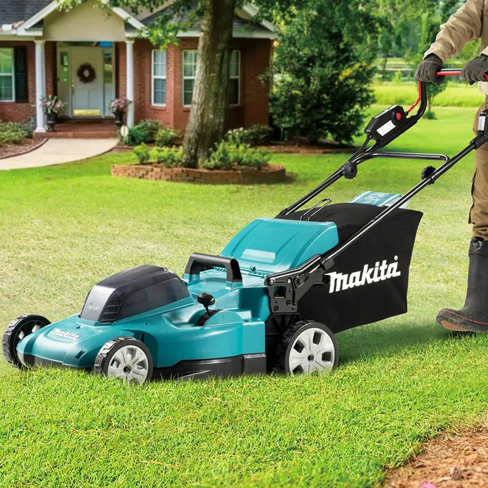 Makita 53cm Lawn Mower Kit Twin 18V LXT Li-ion Cordless Garden Grass Outdoor 2 x 5Ah Battery and Dual Charger DLM538CT2 - Image 5