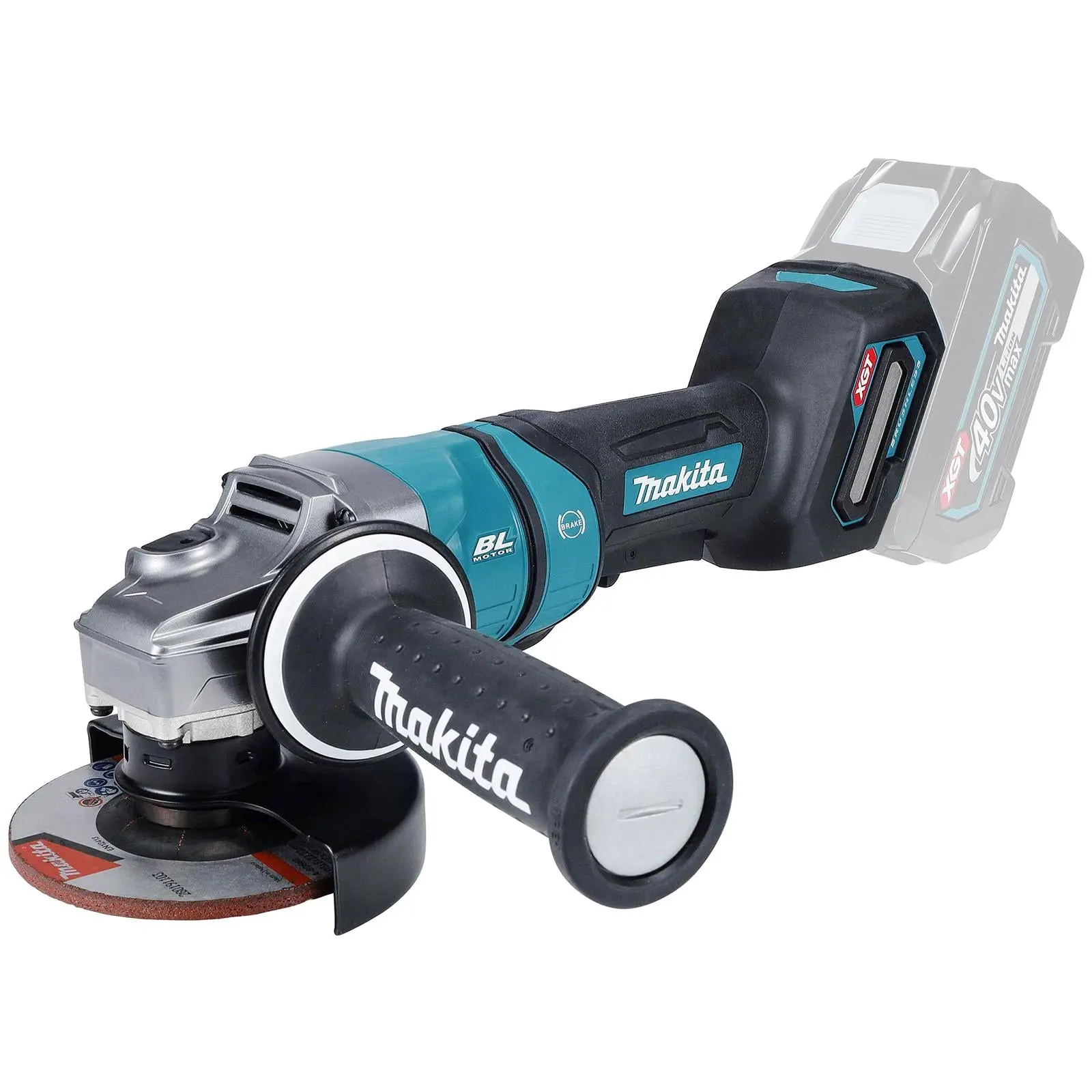 Makita Angle Grinder 115mm XGT 40V Max Li-ion Cordless in Makpac Case GA049GZ01 Body Only - Image 7