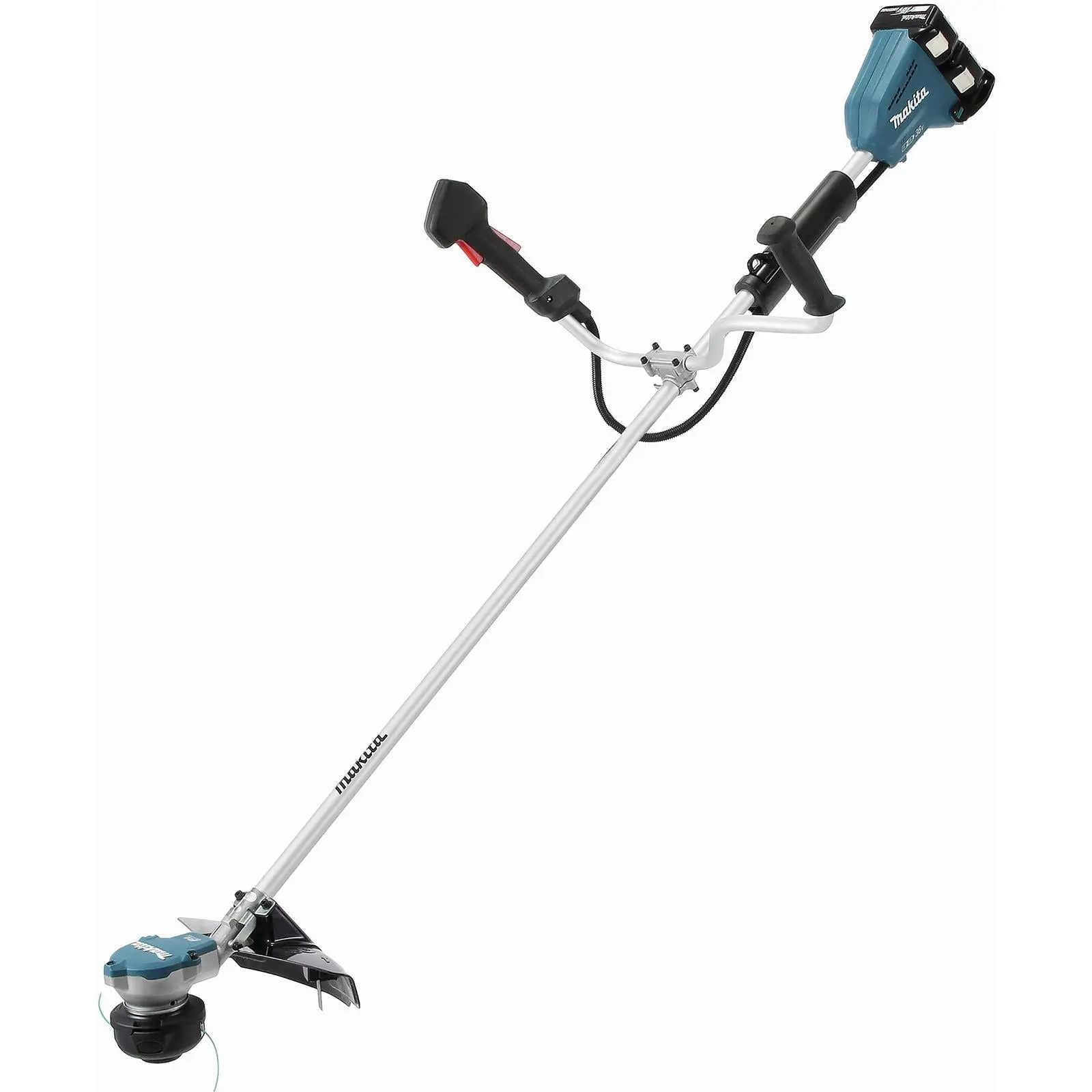 Makita Brush Cutter Kit 2 x 18V LXT Brushless Cordless Garden Lawn Strimming 2 x 5Ah Battery and Dual Rapid Charger DUR368APT2 - Image 2
