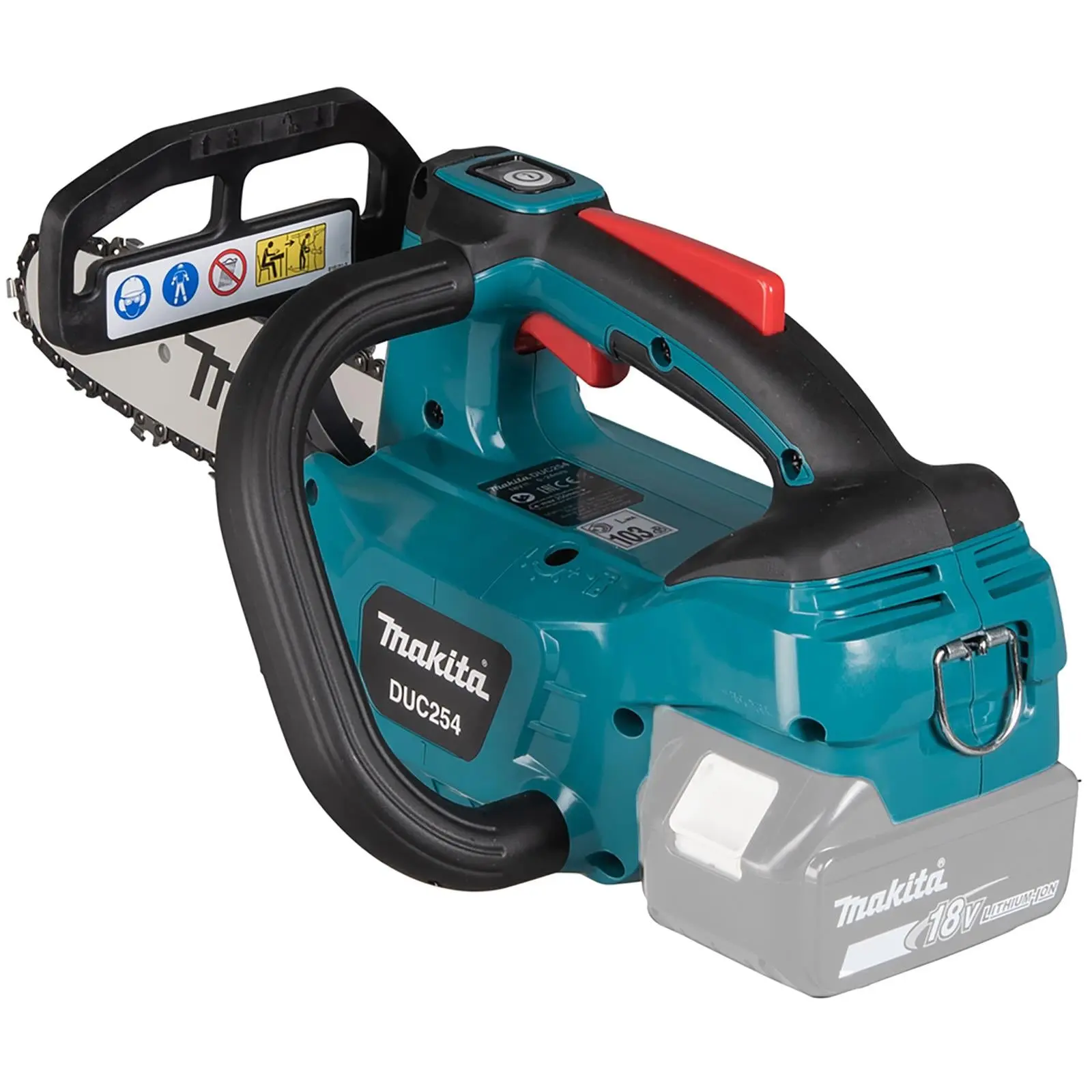 Makita Chainsaw 25cm 10" 18V LXT Brushless Cordless Top Handle Garden Tree Cutting Pruning Bare Unit Body Only DUC254Z - Image 8