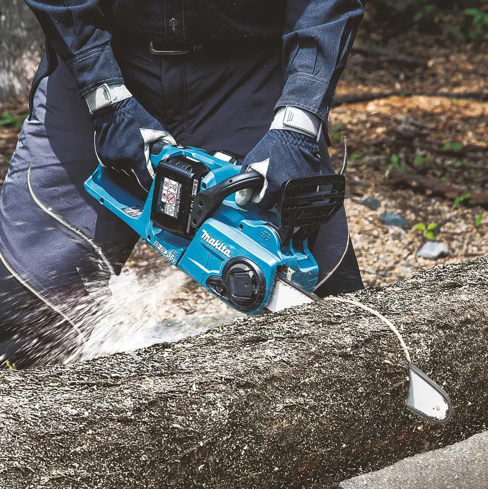 Makita Chainsaw 35cm Heavy Duty 14" 18V x 2 LXT Brushless Cordless Garden Tree Cutting Pruning Bare Unit Body Only DUC353Z - Image 5