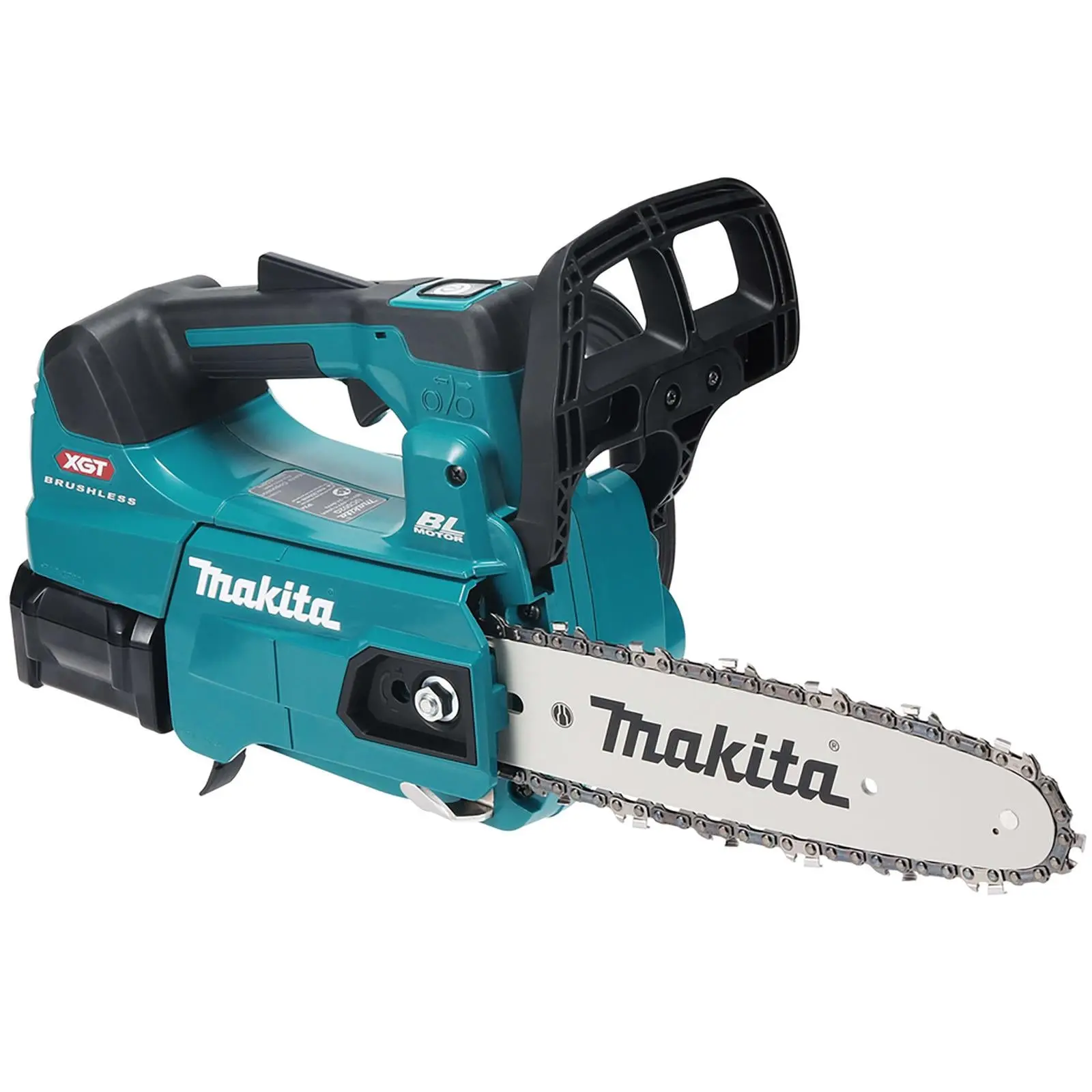 Makita Chainsaw Kit 25cm 10" 40V XGT Brushless Cordless Top Handle 2 x 2.5Ah Battery and Rapid Charger Garden Tree Cutting Pruning UC002GD202 - Image 3