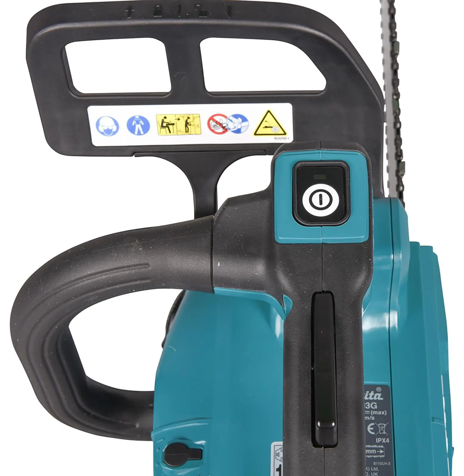 Makita Chainsaw Kit 30cm 12" 40V XGT Brushless Cordless Top Handle 2 x 2.5Ah Battery and Rapid Charger Garden Tree Cutting Pruning UC003GD202 - Image 12