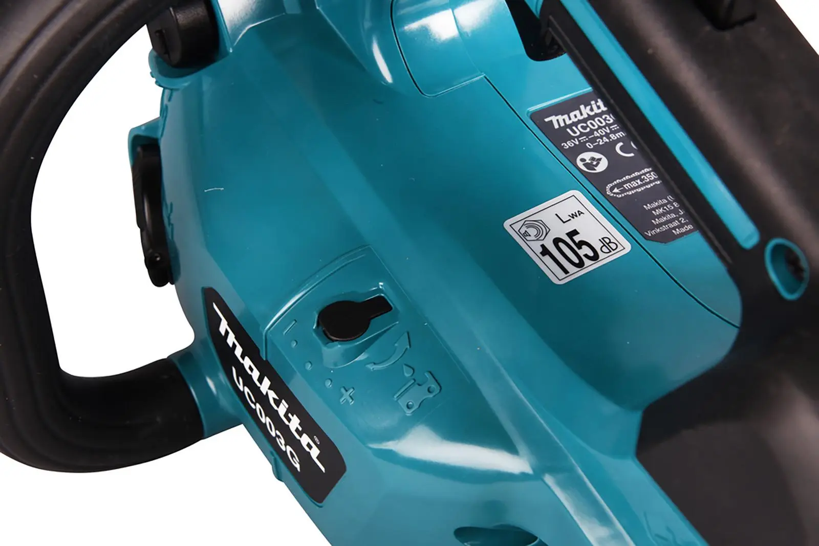 Makita Chainsaw Kit 30cm 12" 40V XGT Brushless Cordless Top Handle 2 x 2.5Ah Battery and Rapid Charger Garden Tree Cutting Pruning UC003GD202 - Image 2