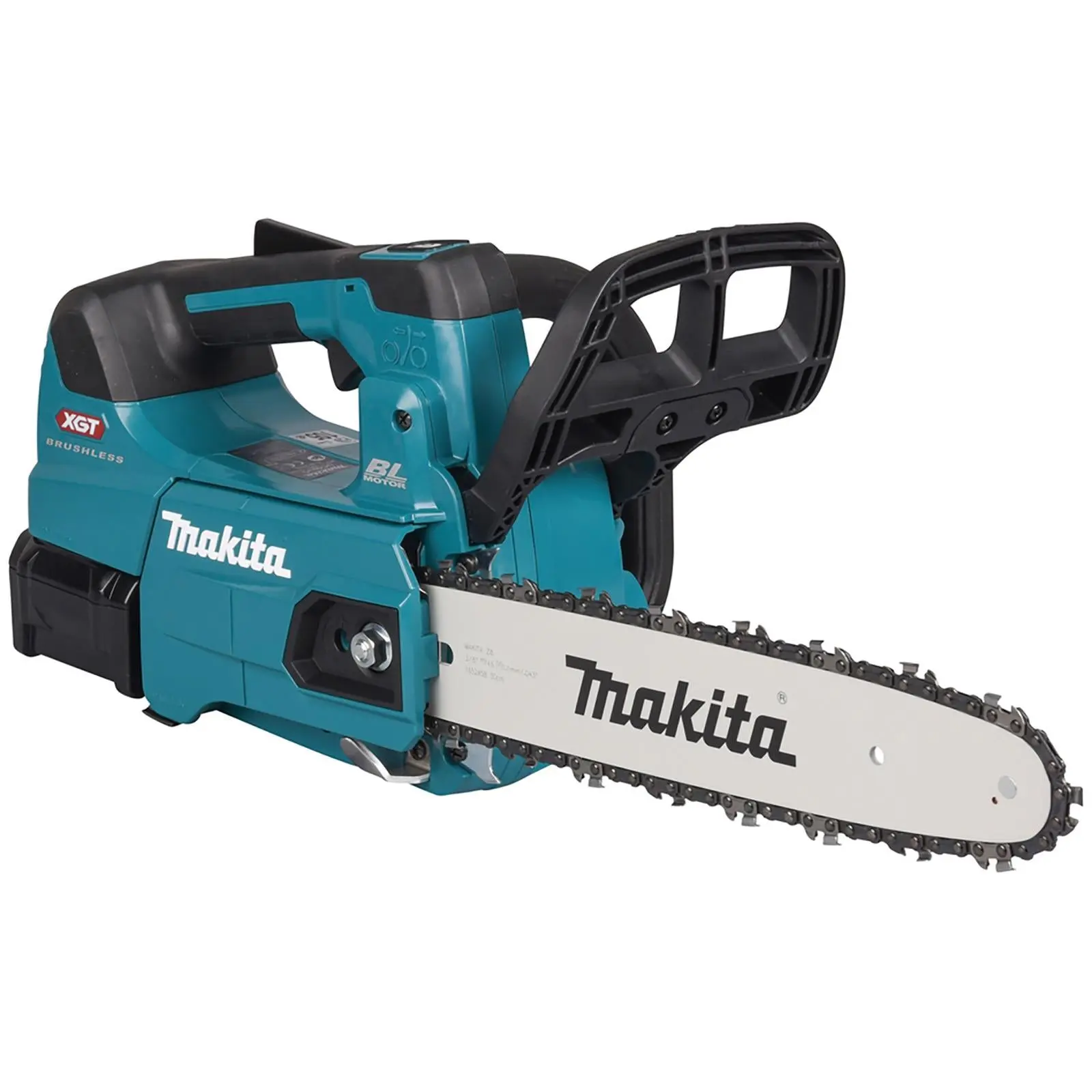 Makita Chainsaw Kit 30cm 12" 40V XGT Brushless Cordless Top Handle 2 x 2.5Ah Battery and Rapid Charger Garden Tree Cutting Pruning UC003GD202 - Image 6