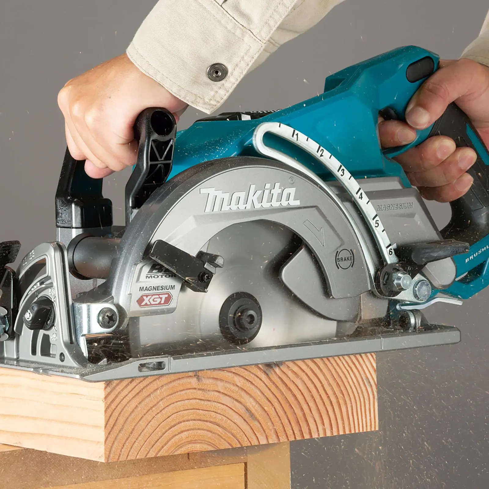 Makita Circular Saw 185mm XGT 40V Max Cordless Brushless Body Only RS001GZ - Image 5