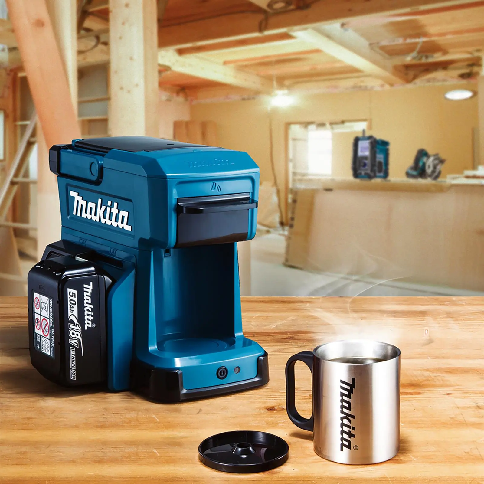 Makita Coffee Maker Machine Job Site Work Cordless 12V CXT 18V LXT DCM501Z Body Only - Image 4