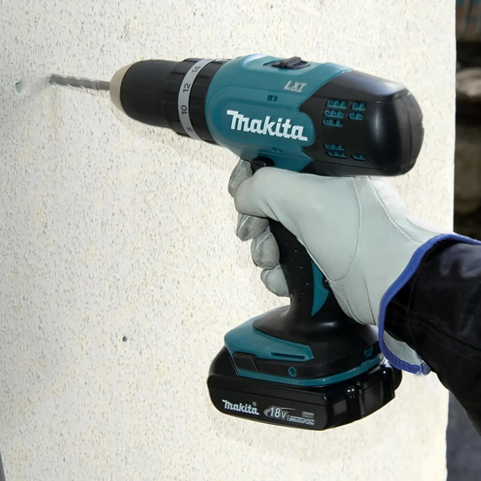 Makita Combi Drill with Hammer Action 18V LXT Cordless DHP453Z Body Only - Image 2