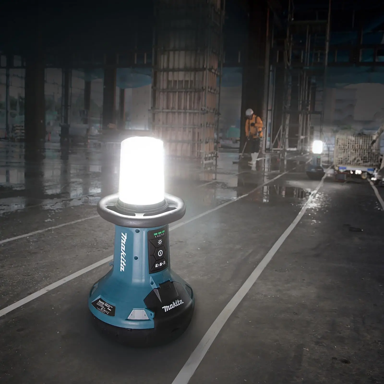 Makita Cordless Area Worklight 360 Degree LXT 14.4V 18V 240V AC Self Balancing Site Light Body Only DML810/2 - Image 6