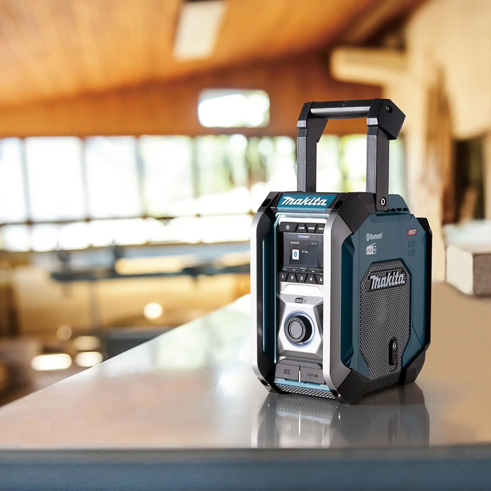 Makita DAB Radio Job Site Work Cordless 12-40V CXT LXT XGT Bluetooth USB AUX MR007GZ Body Only - Image 3