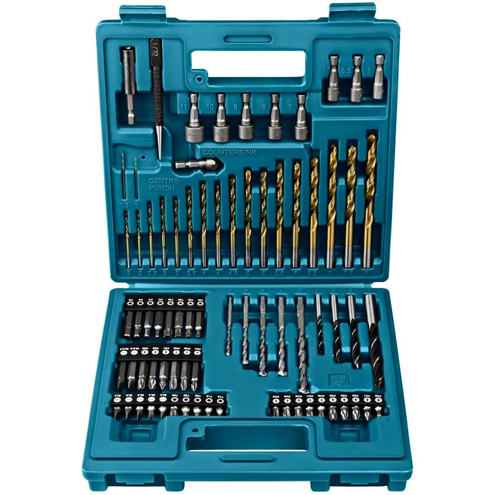 Makita Drill Bit and Screwdriver Bit Set in Case 75 Pieces B-49373 - Image 3