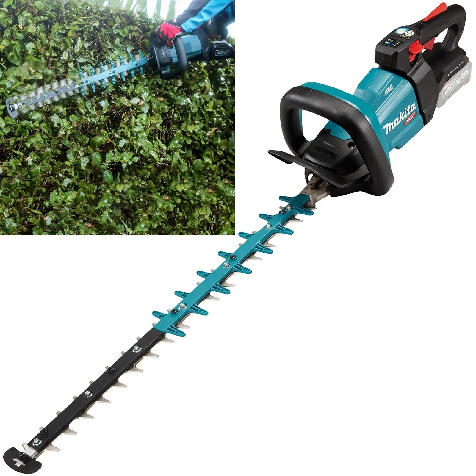 Makita Hedge Trimmer 60cm 40V XGT Li-ion Brushless Cordless Garden Bush Cutter Cutting Bare Unit Body Only UH004GZ