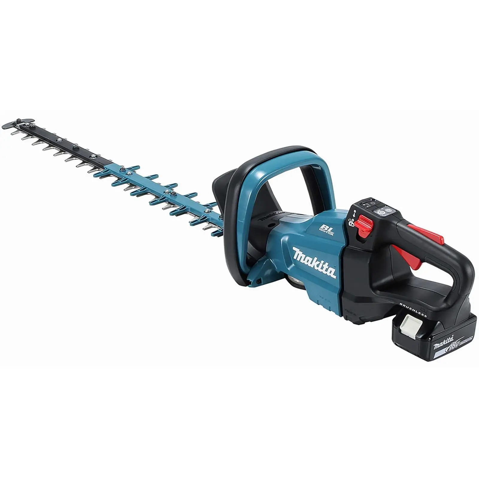 Makita Hedge Trimmer Kit 60cm 18V LXT Li-ion Brushless Cordless 5Ah Battery and Charger Garden Bush Cutter Cutting DUH601RT - Image 5