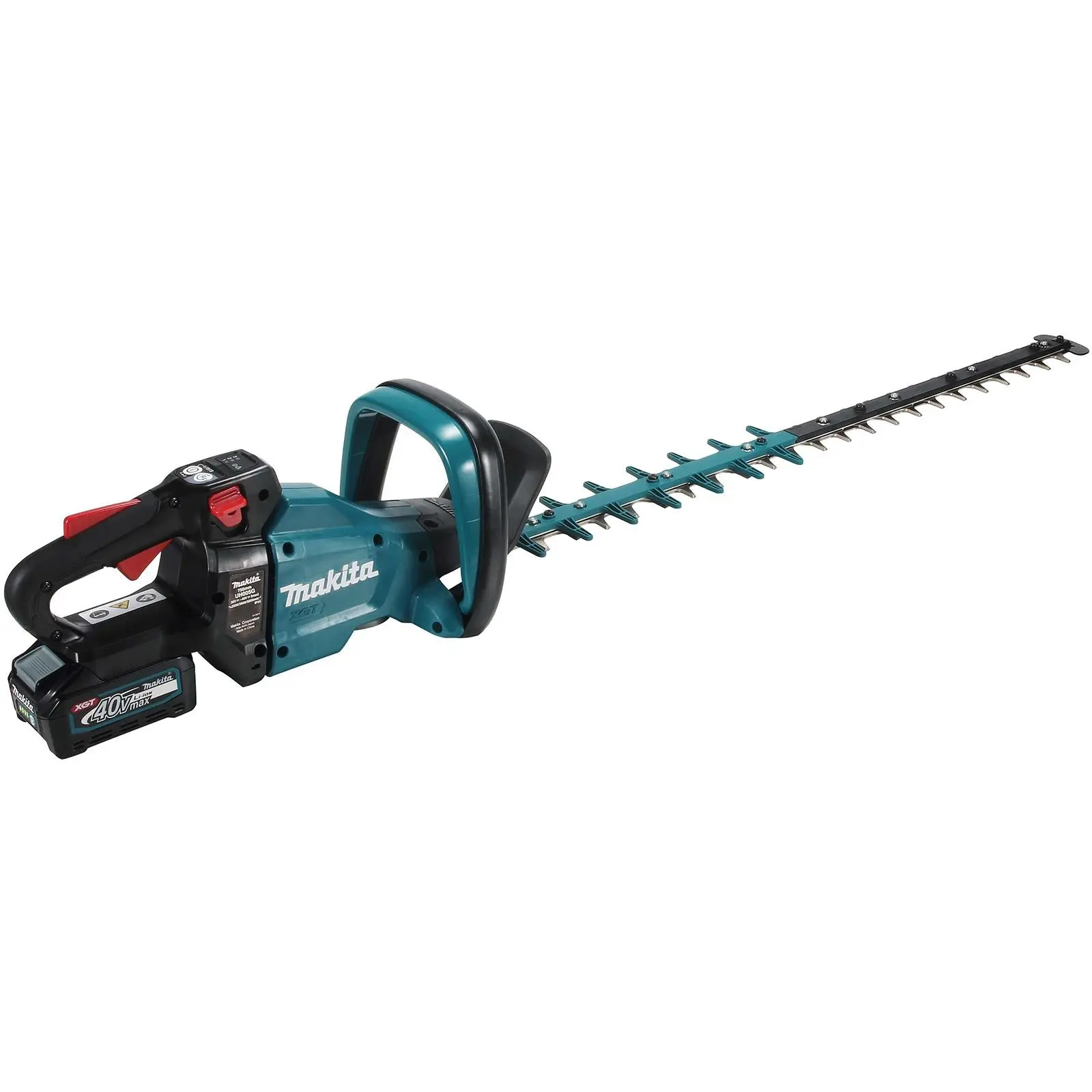 Makita Hedge Trimmer Kit 75cm 40V XGT Li-ion Brushless Cordless 2 x 2.5Ah Battery and Rapid Charger Garden Bush Cutter Cutting UH005GD201 - Image 6