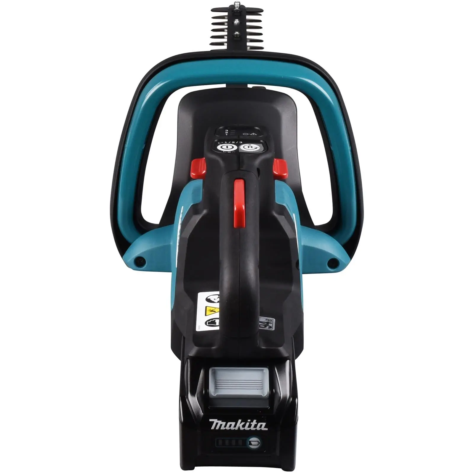 Makita Hedge Trimmer Kit 75cm 40V XGT Li-ion Brushless Cordless 2 x 2.5Ah Battery and Rapid Charger Garden Bush Cutter Cutting UH007GD201 - Image 12