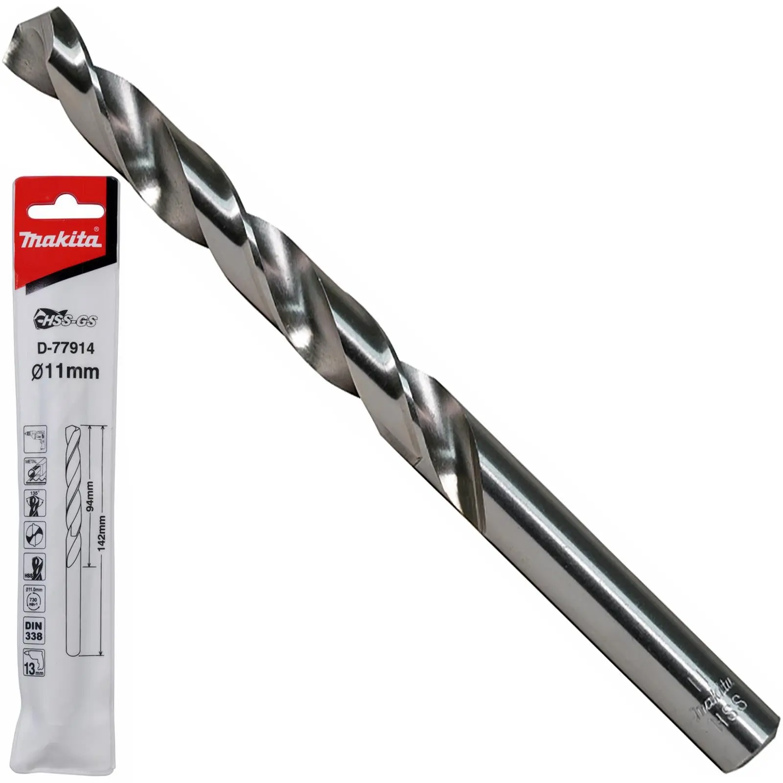 Makita HSS-GS Metal Drill Bit 135° Split Point 1.0-16.0mm Choose Size - Image 16