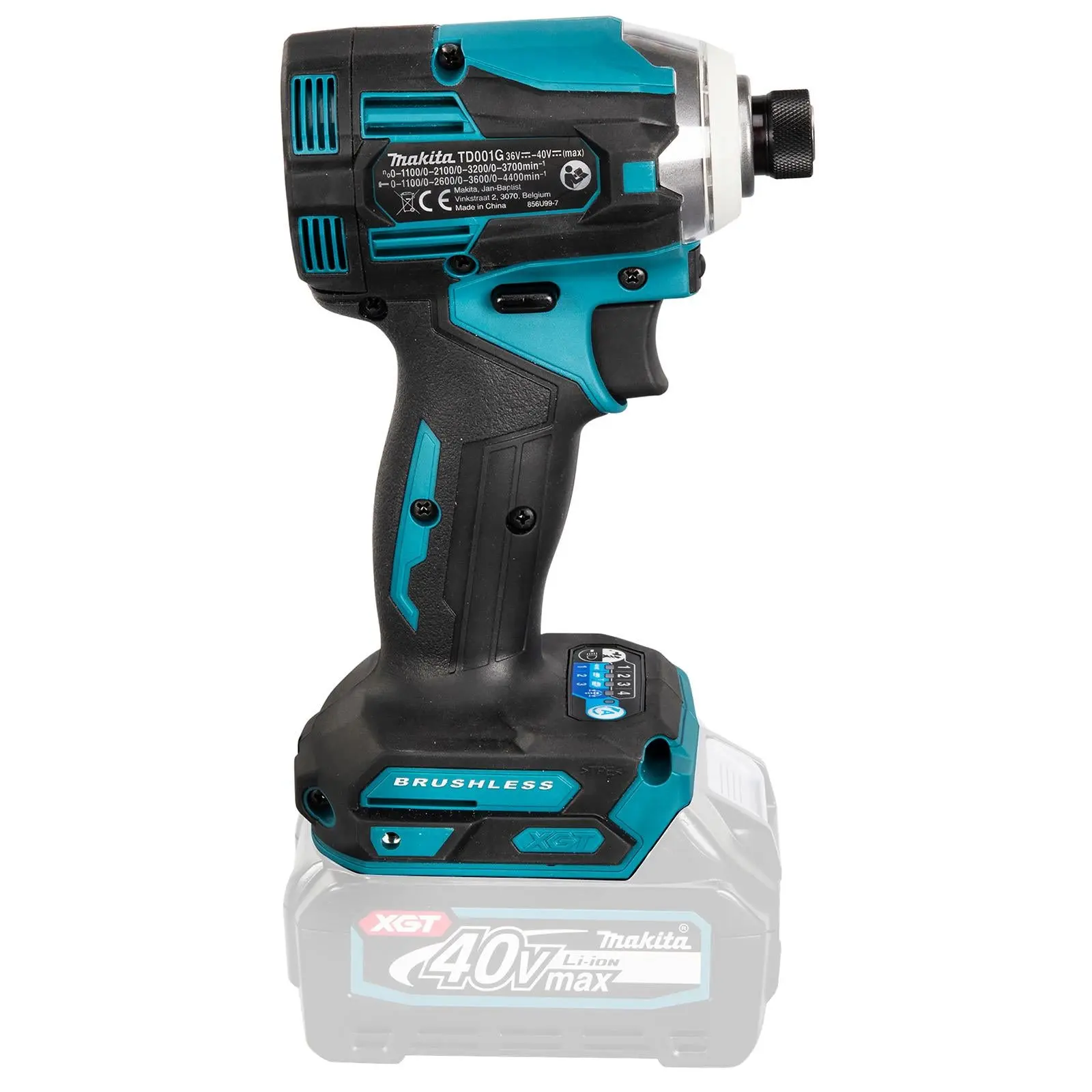 Makita Impact Driver XGT 40V Max Cordless Brushless Body Only TD001GZ - Image 9