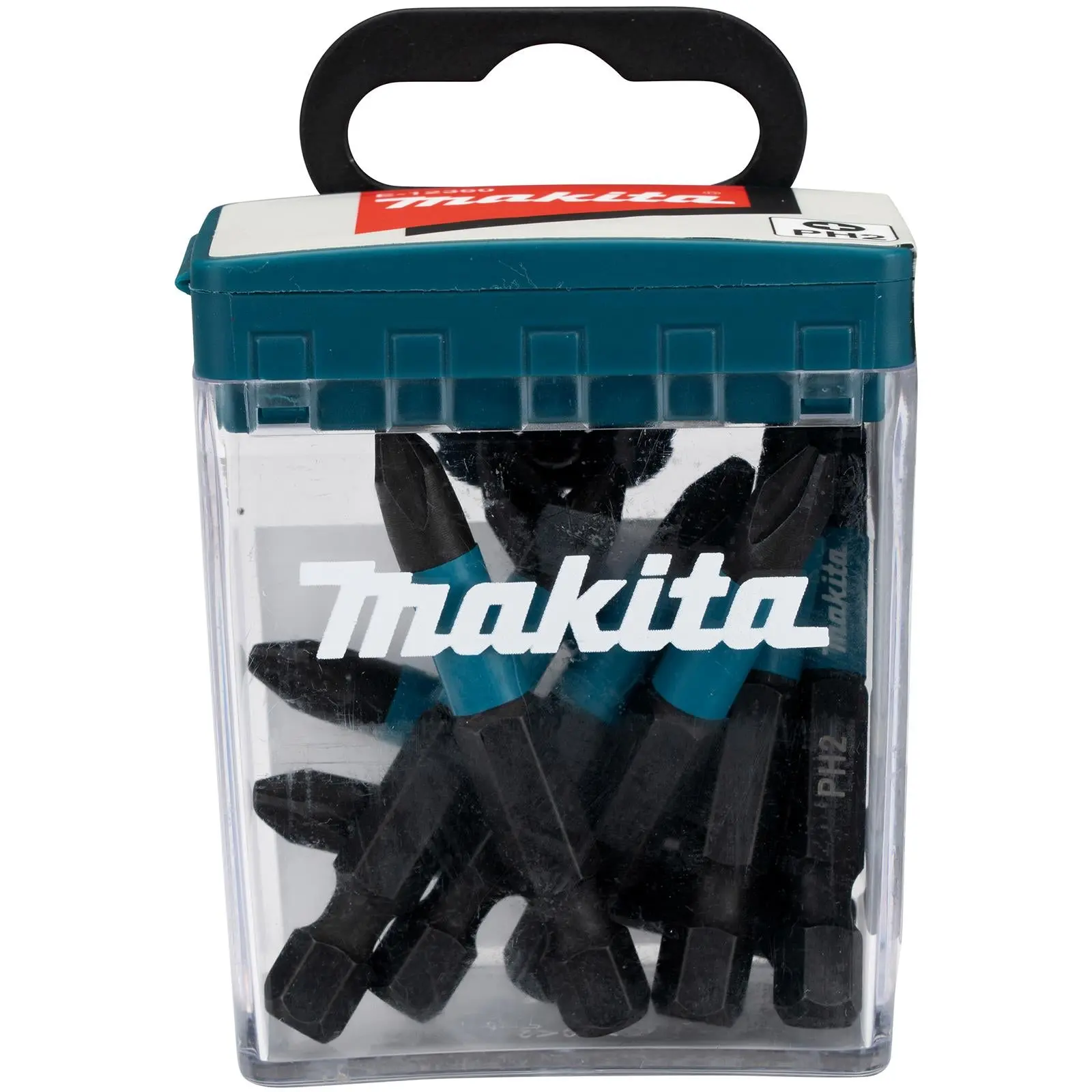 Makita Impact Screwdriver Bits Black Phillips PH2 x 50mm 10 Piece Set Tic Tac Box E-12407 - Image 2