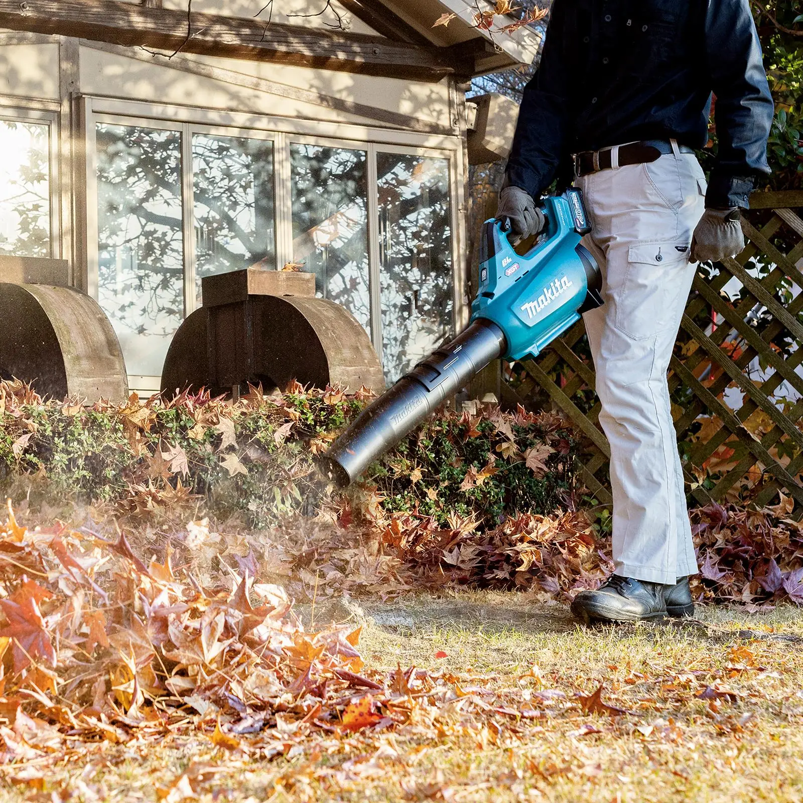 Makita Leaf Blower 40V XGT Brushless Cordless 17N Garden Grass Clippings Construction Bare Unit Body Only UB001GZ - Image 9