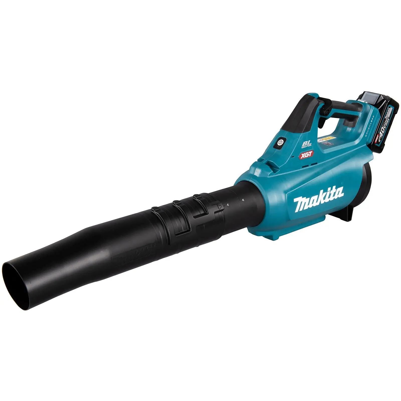 Makita Leaf Blower 40V XGT Brushless Cordless 2 x 2.5Ah Battery and Rapid Charger 17N Garden Grass Clippings Construction UB001GD202 - Image 2