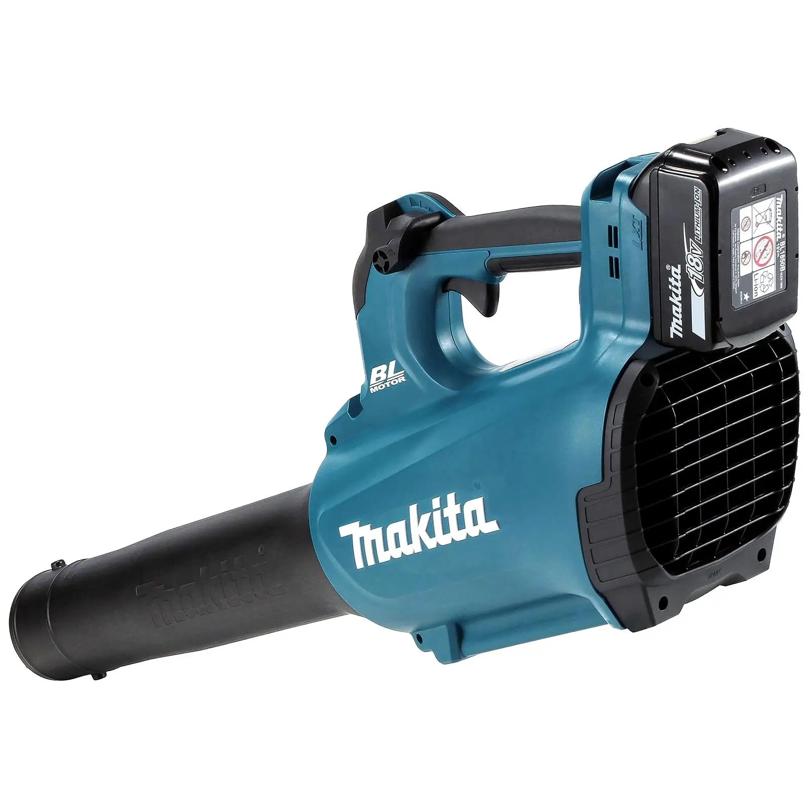 Makita Leaf Blower Kit 18V LXT 5Ah Battery and Charger Brushless Cordless 10.9N Garden Grass Clippings Construction DUB184RT - Image 7