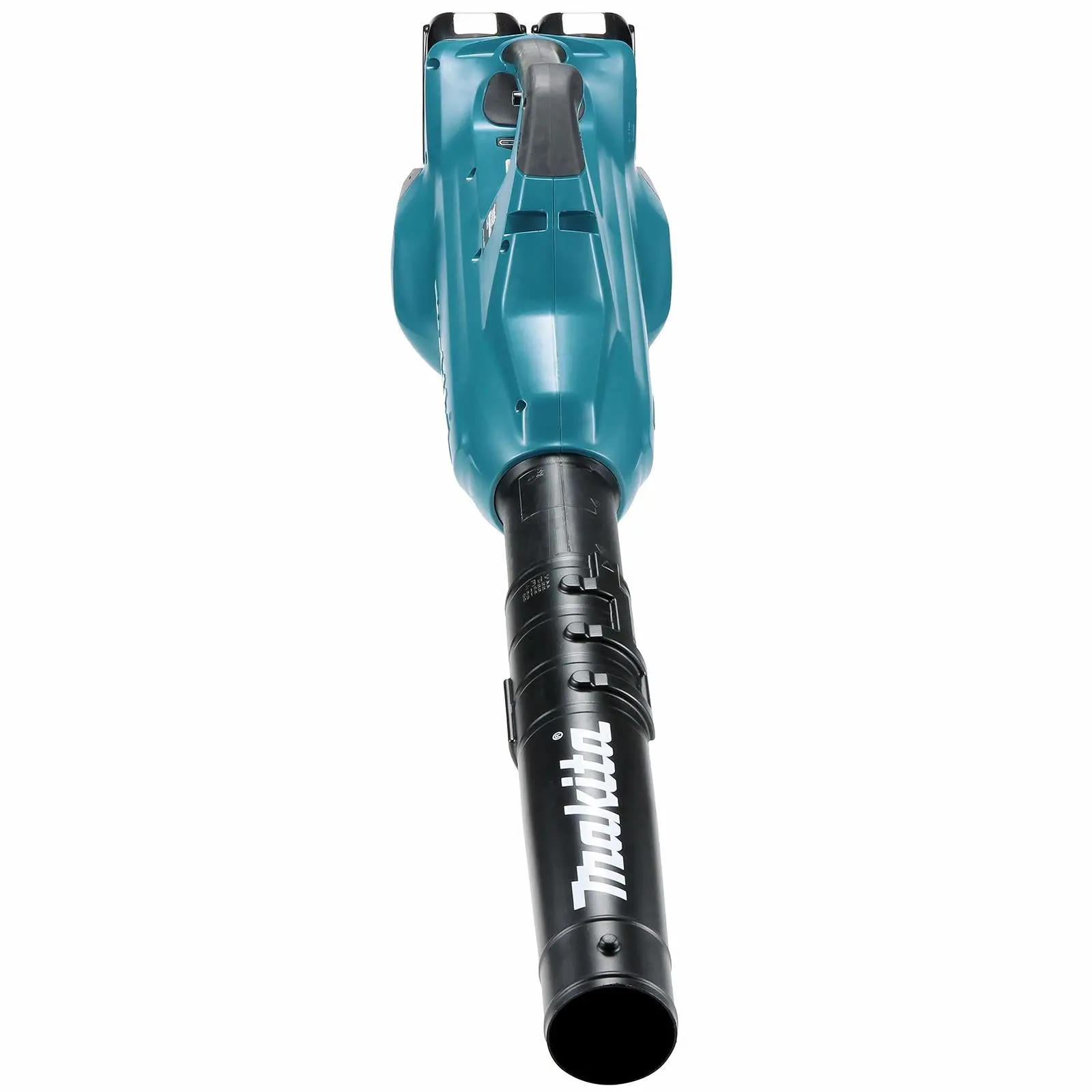 Makita Leaf Blower Kit 18V x 2 LXT Brushless Cordless 2 x 5Ah Battery and Dual Rapid Charger 14.4N Garden Grass Clippings Construction DUB362PT2 - Image 9