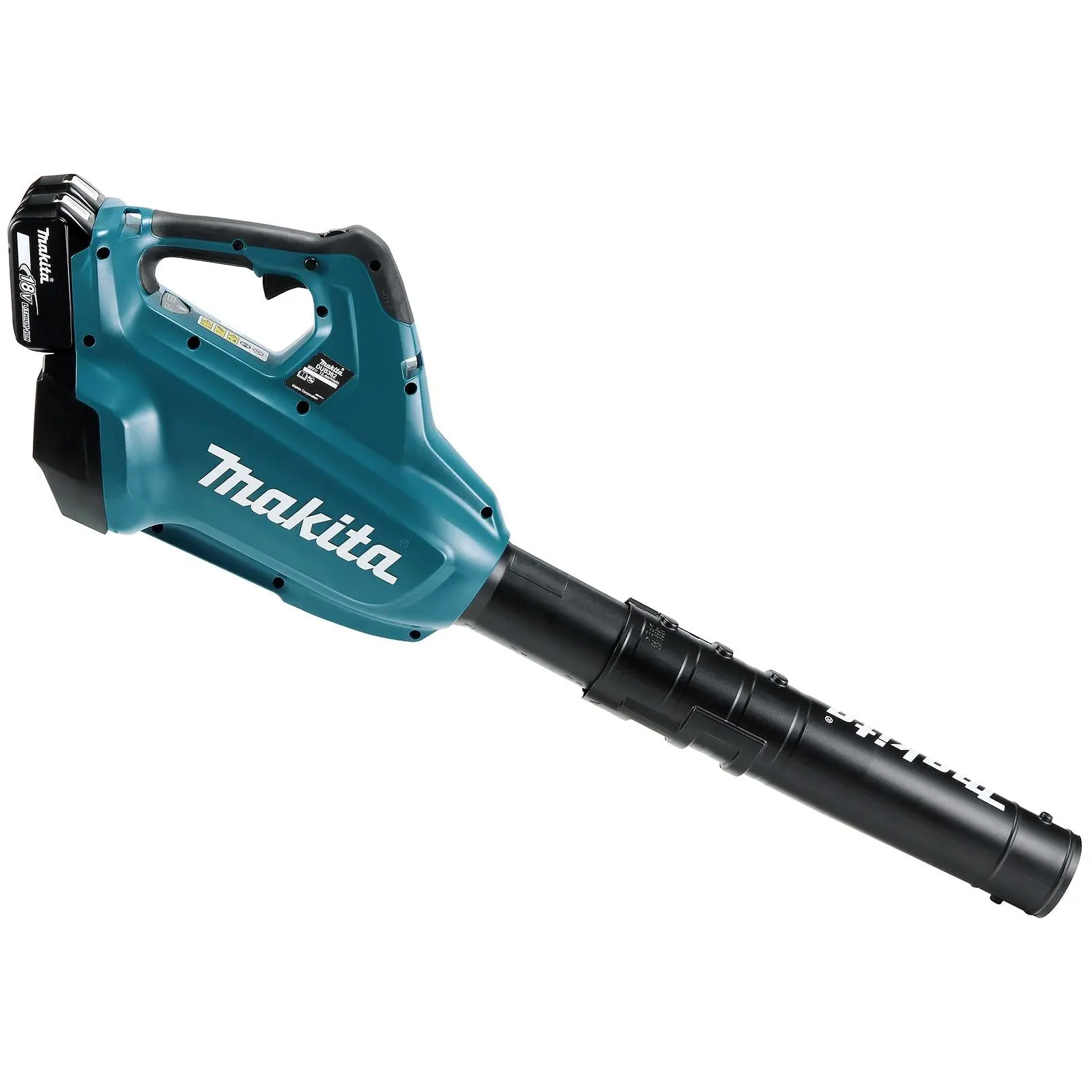 Makita Leaf Blower Kit 18V x 2 LXT Brushless Cordless 2 x 6Ah Battery and Dual Rapid Charger 14.4N Garden Grass Clippings Construction DUB362PG2 - Image 7
