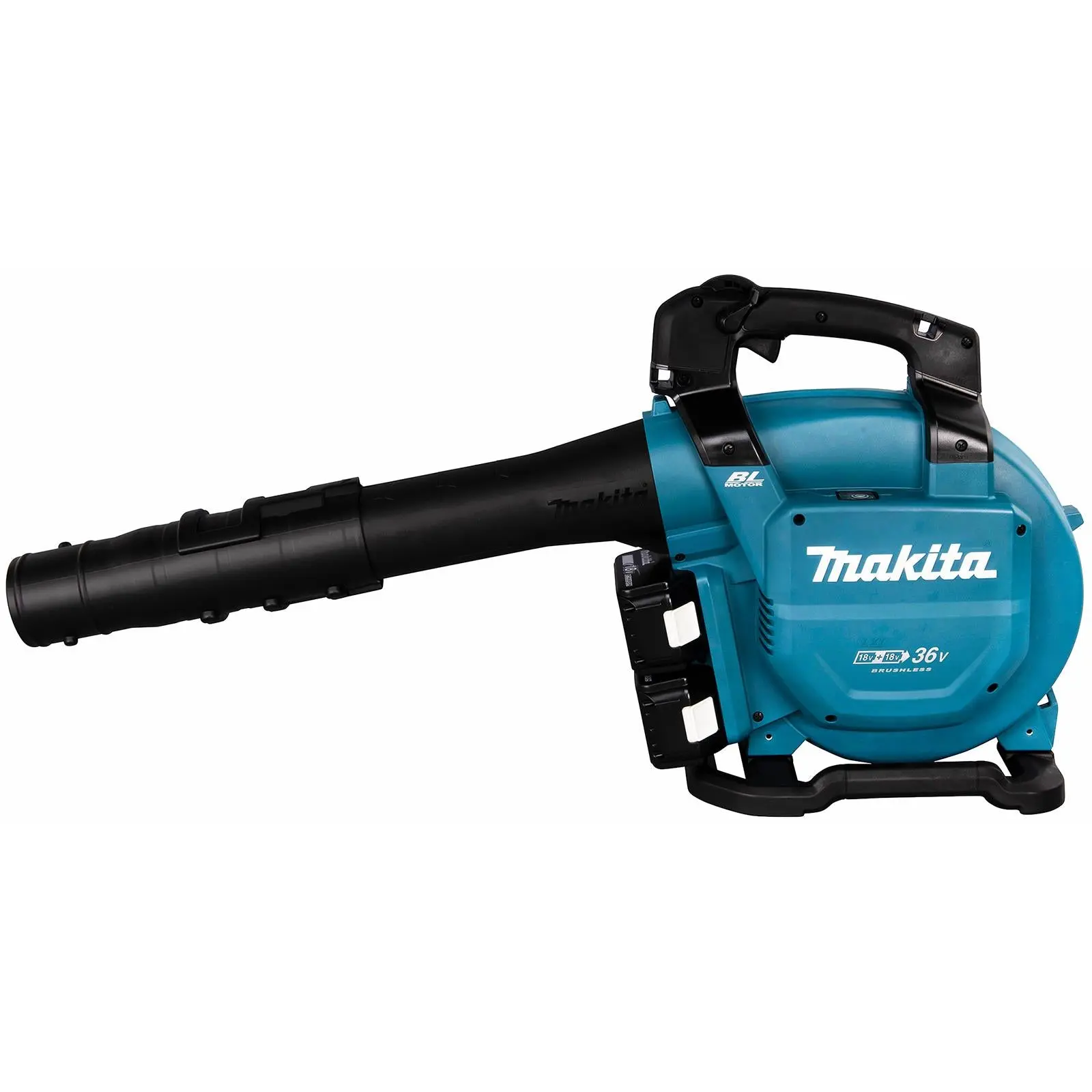 Makita Leaf Blower Vacuum Kit 18V x 2 LXT Brushless Cordless 2 x 5Ah Battery and Dual Rapid Charger 14.4N Garden Grass Clippings Construction DUB363PT2V - Image 10