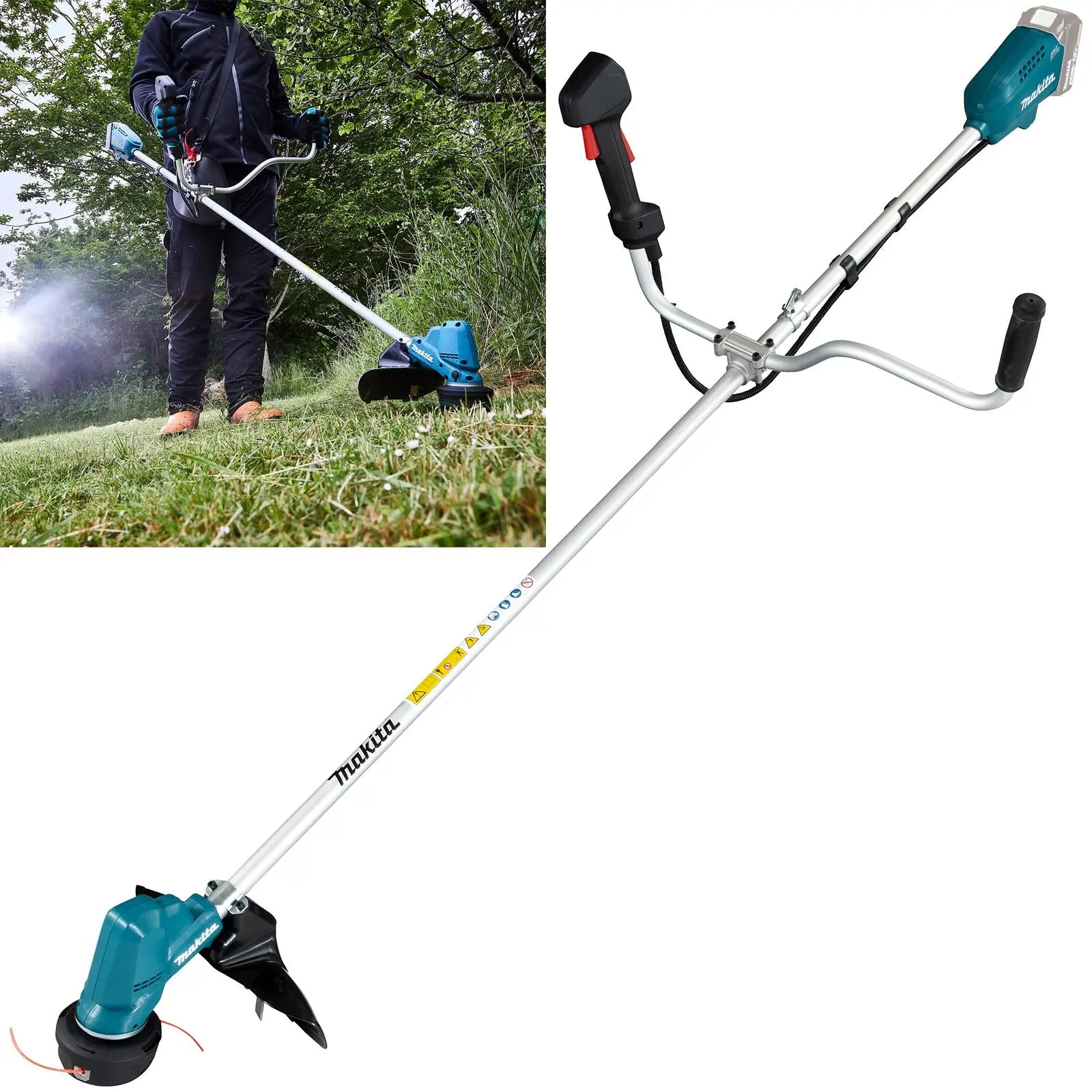 Makita Line Trimmer Strimmer 18V LXT Brushless Cordless Garden Lawn Strimming Bare Unit Body Only DUR190UZX3