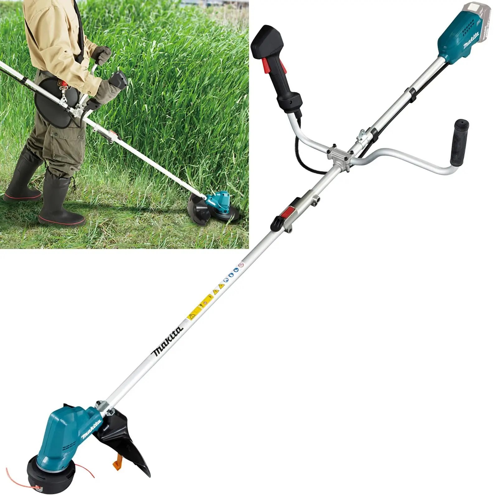 Makita Line Trimmer Strimmer 18V LXT Brushless Cordless Garden Lawn Strimming Bare Unit Body Only DUR191UZX3