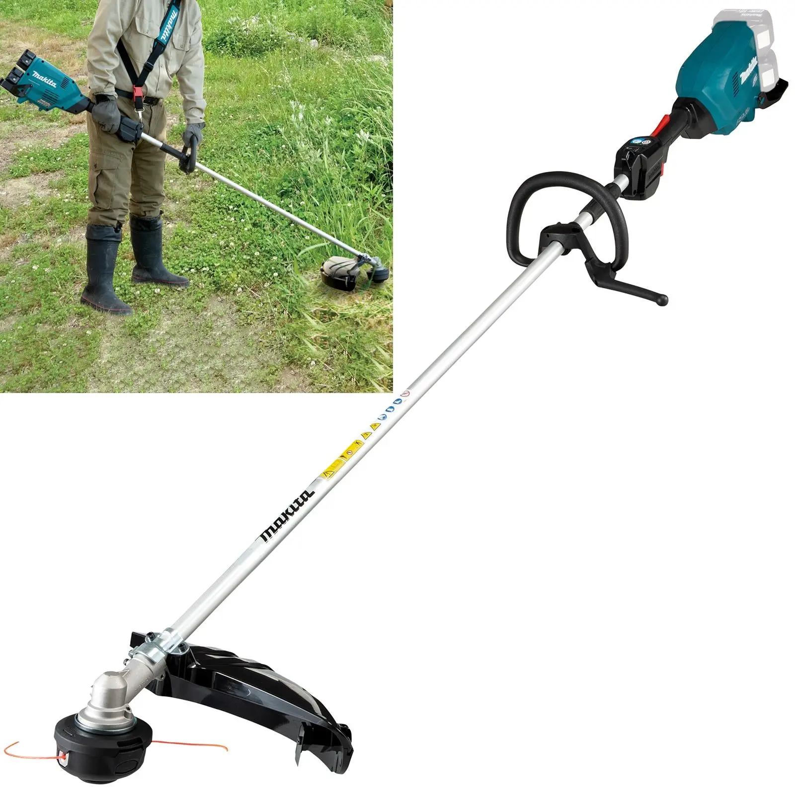 Makita Line Trimmer Strimmer 2 x 18V LXT Brushless Cordless Garden Lawn Strimming Bare Unit Body Only DUR369LZ