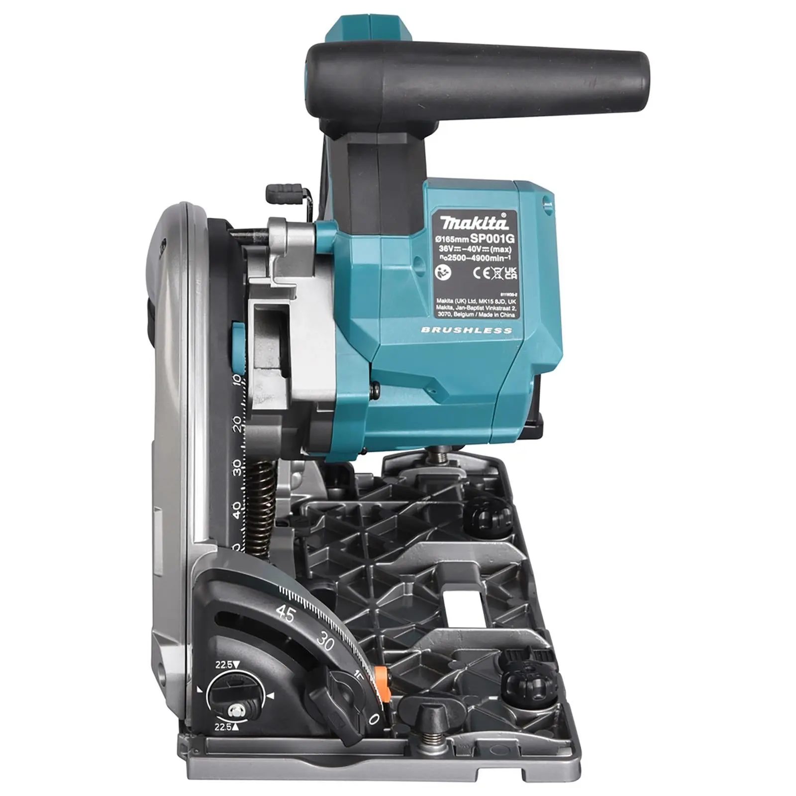 Makita Plunge Cut Circular Saw 165mm 40V Max XGT in MakPac Type 4 Case Body Only SP001GZ03 - Image 3