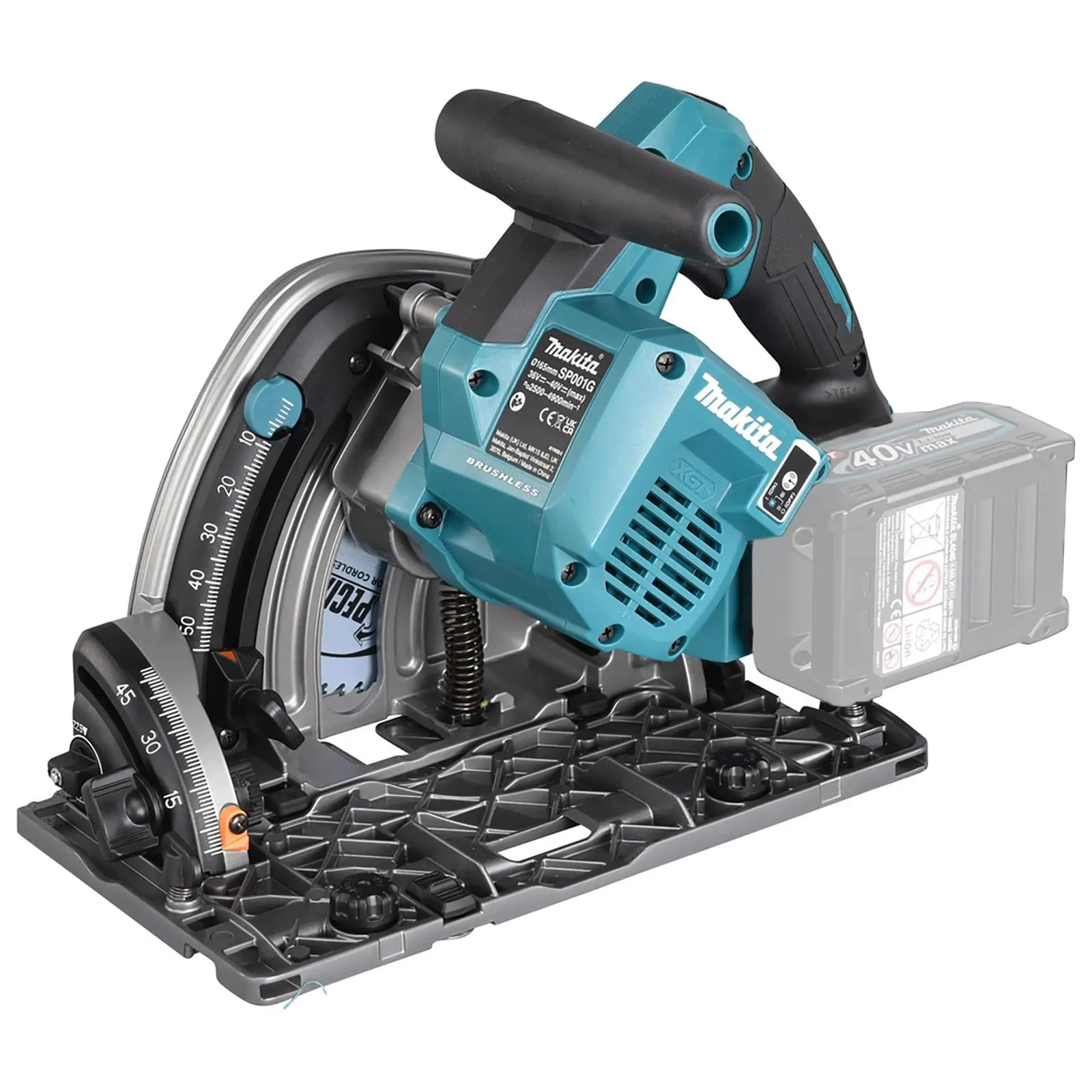 Makita Plunge Cut Circular Saw 165mm 40V Max XGT in MakPac Type 4 Case Body Only SP001GZ03 - Image 4
