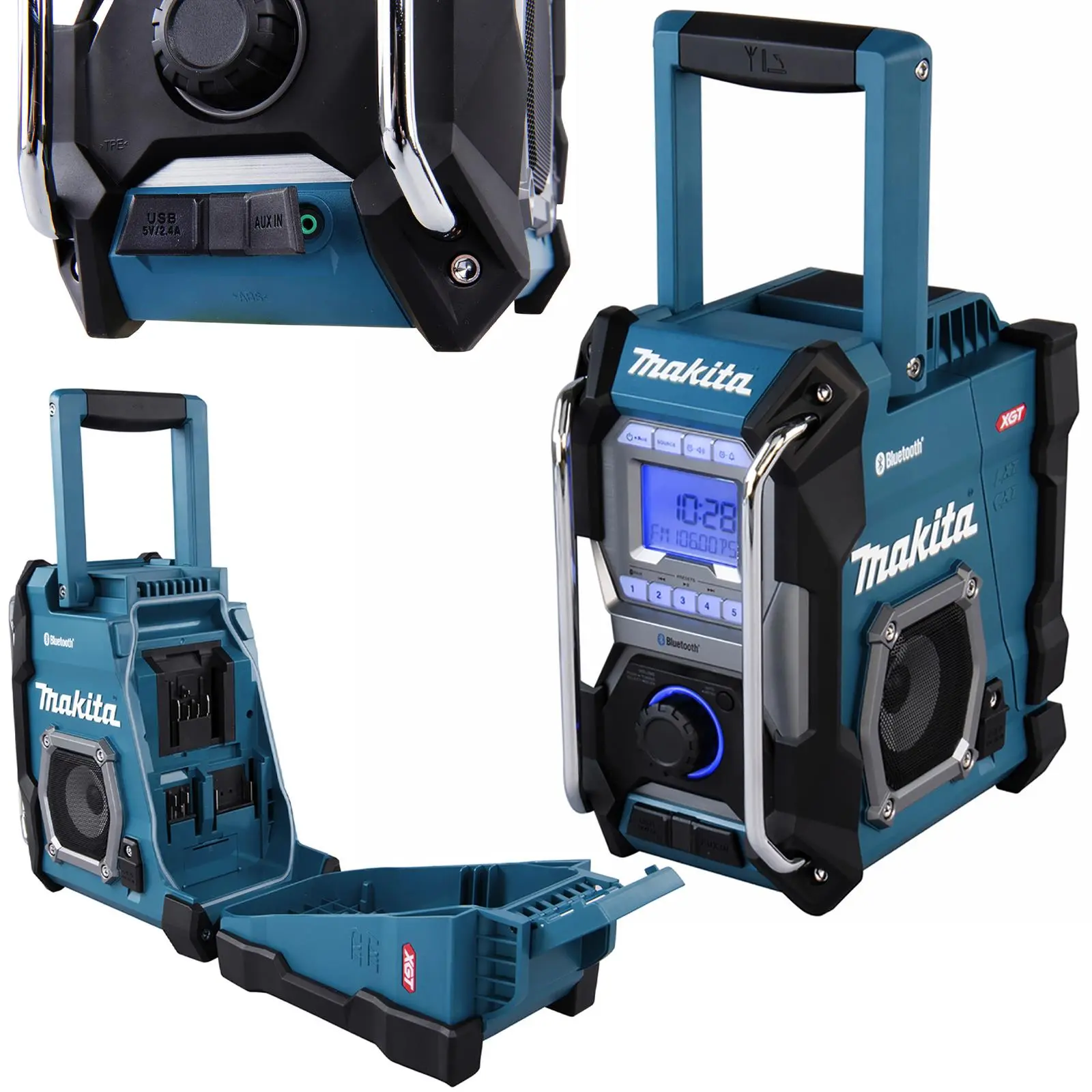 Makita Radio and Bluetooth Speaker CXT LXT XGT Mains 12V 18V 40V MR002GZ Body Only
