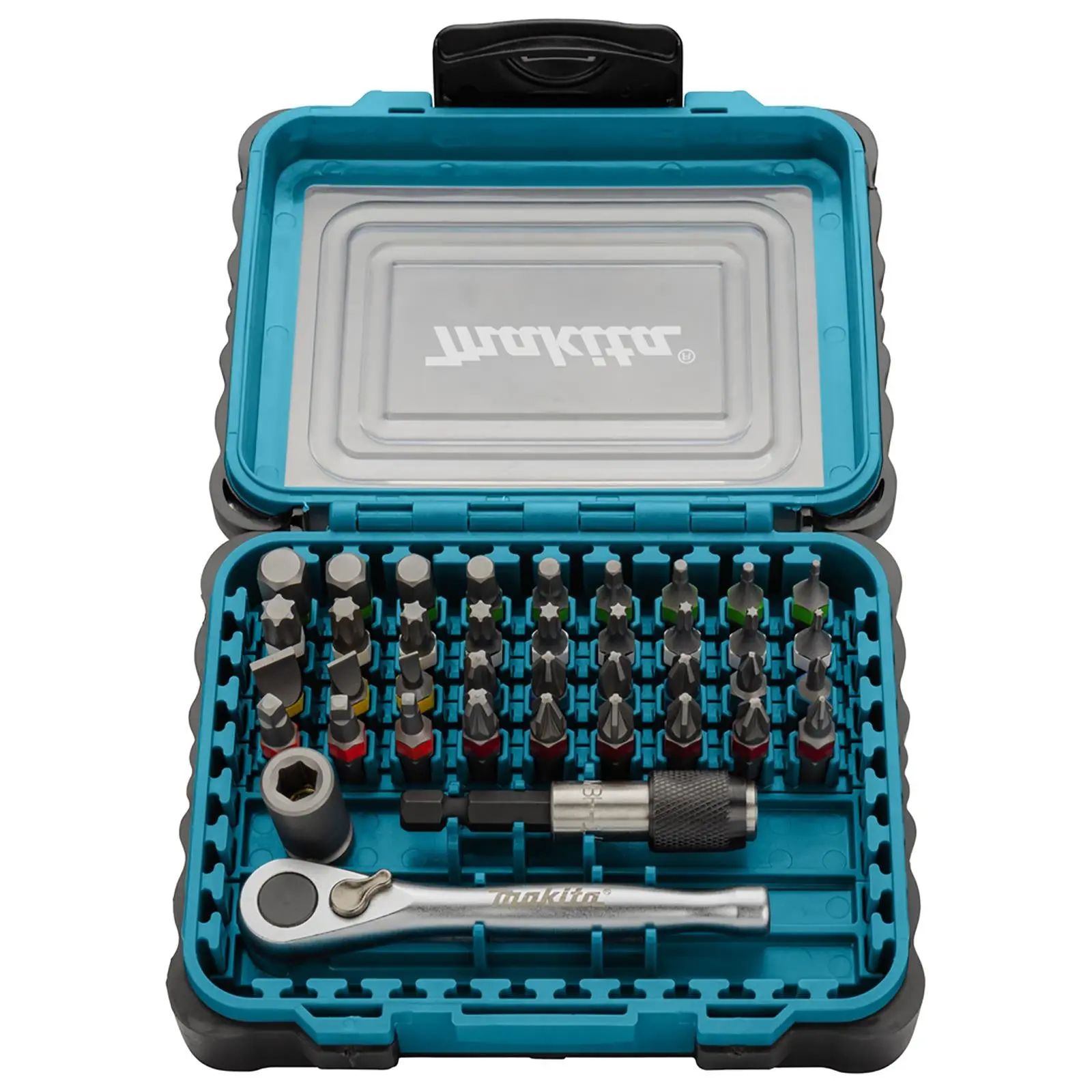 Makita Ratchet Screwdriver Bit Set Phillips Pozi Slotted Torx Hex Reverse 39pc - Image 3