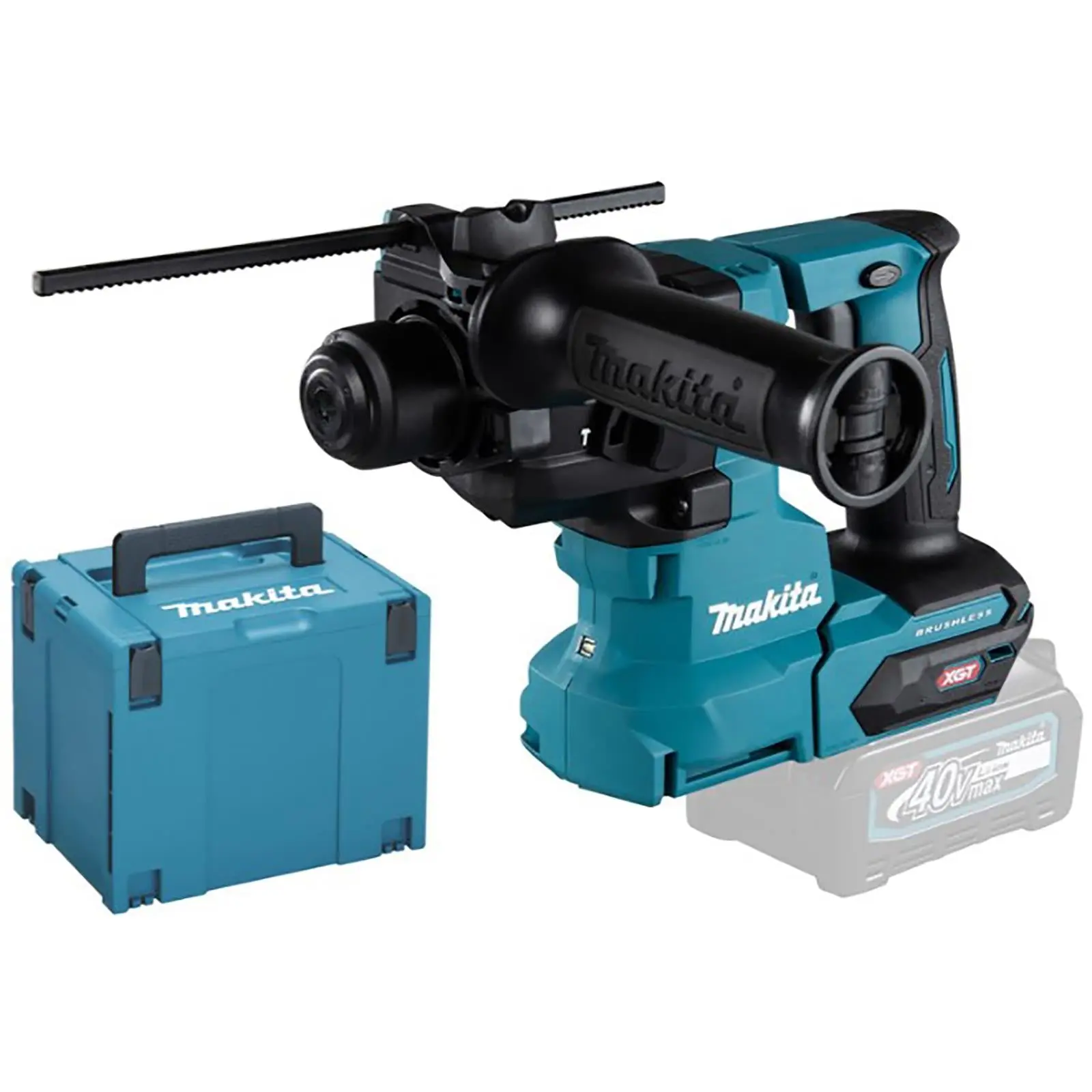 Makita Rotary Hammer Drill SDS Plus 40V XGT Brushless Cordless in Makpac Case HR010GZ01 Body Only