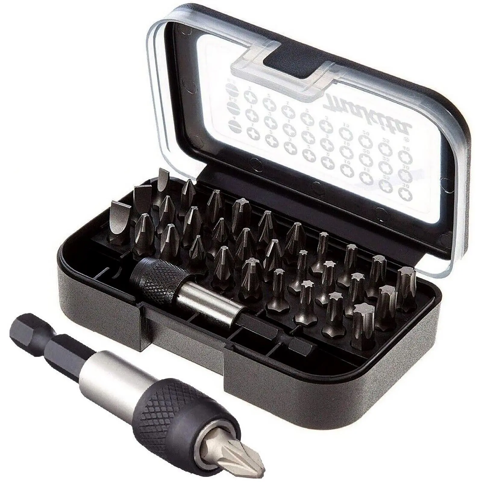 Makita Screwdriver Bit Set with Bit Holder in Case 31 Piece D-30667 - Image 2