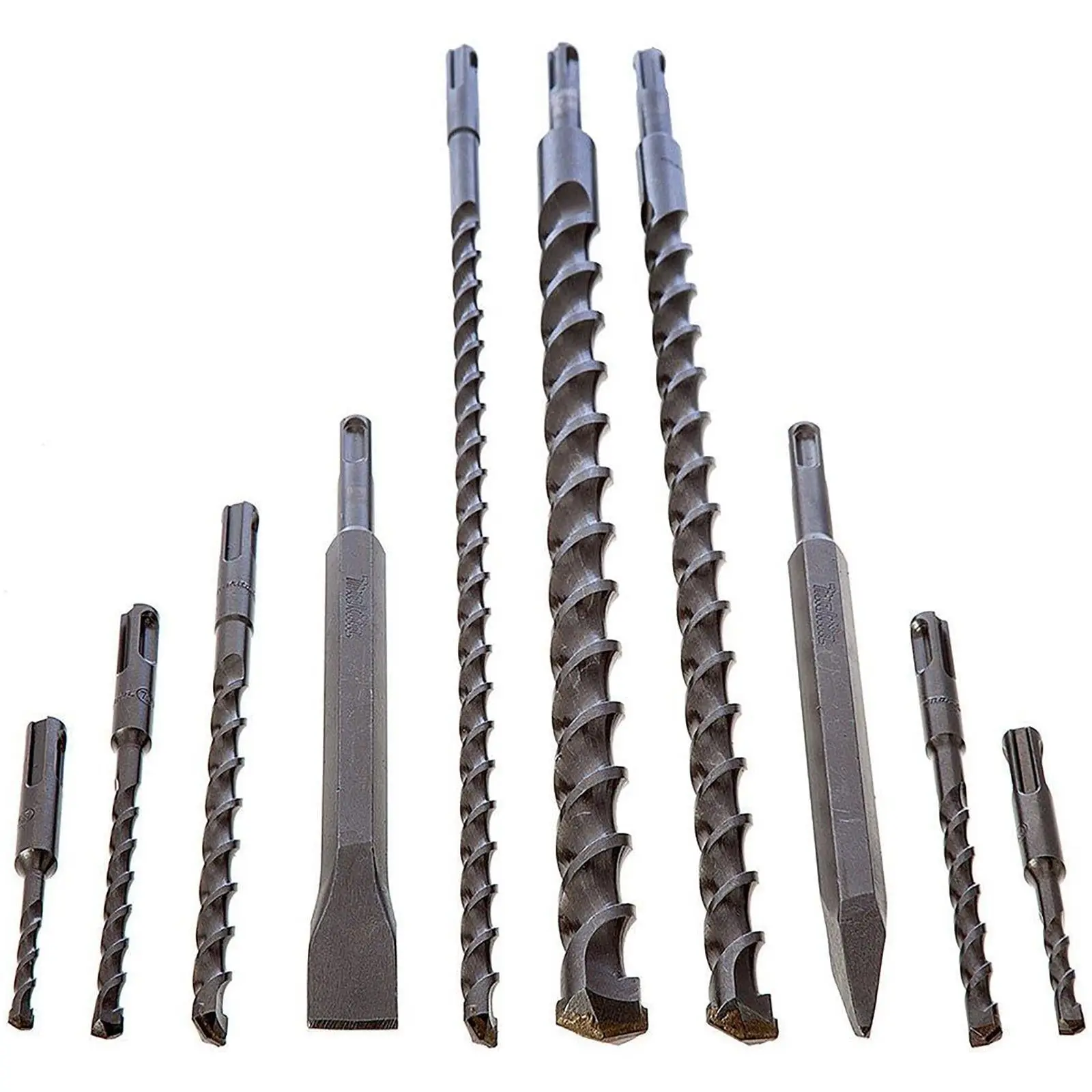 Makita SDS Plus Drill Chisel Bit Set Cold Bull Point Masonry Concrete 10 Piece - Image 4