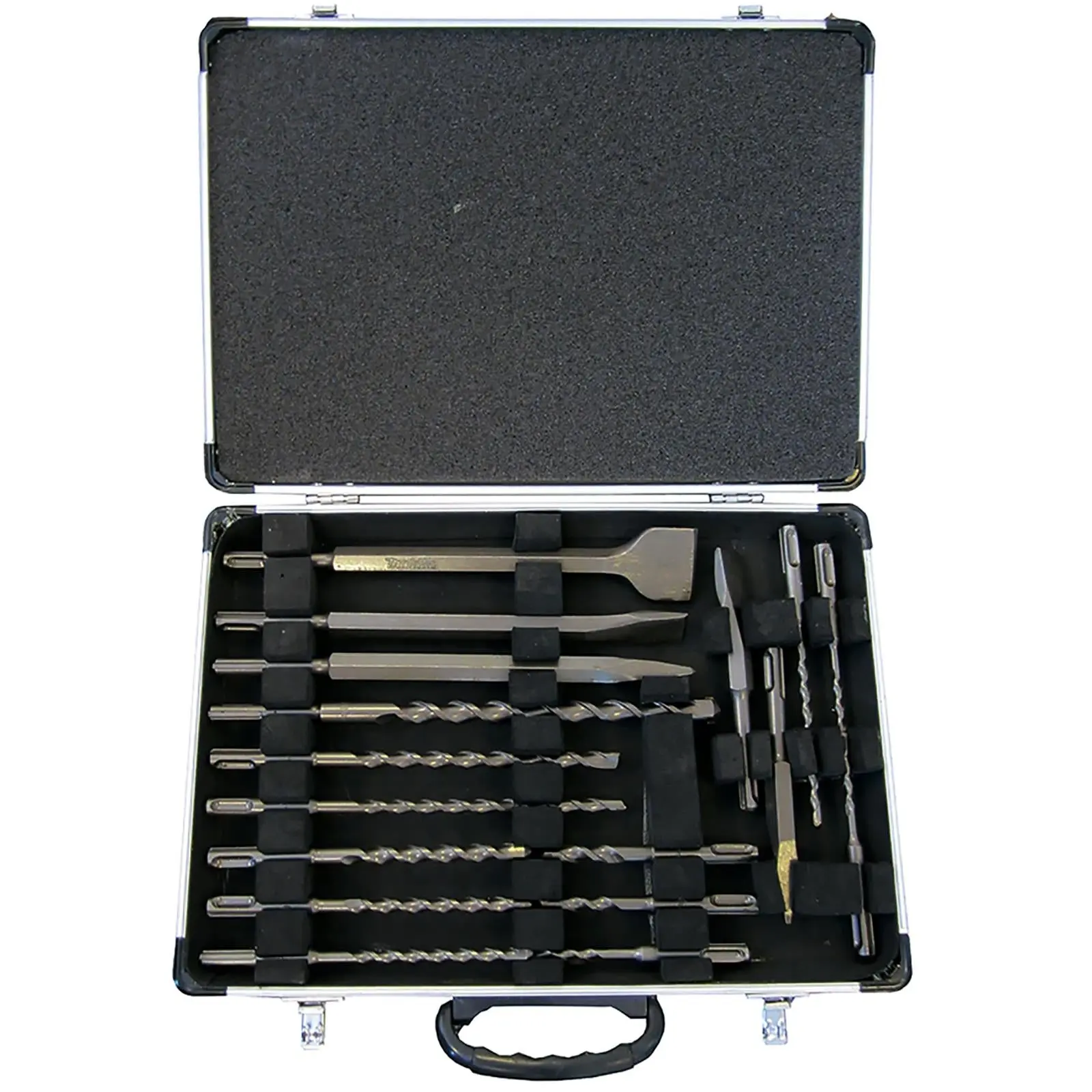 Makita SDS Plus Drill Chisel Bit Set Cold Flat Point Masonry Concrete 17 Piece - Image 2