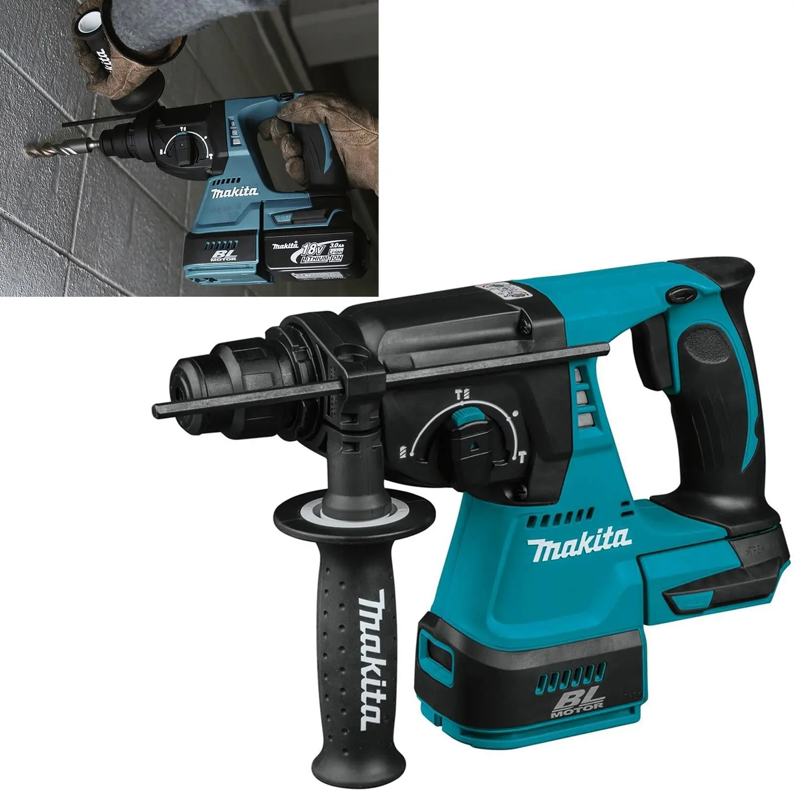 Makita SDS Plus Rotary Hammer Drill 18V LXT Brushless Cordless DHR242Z Body Only