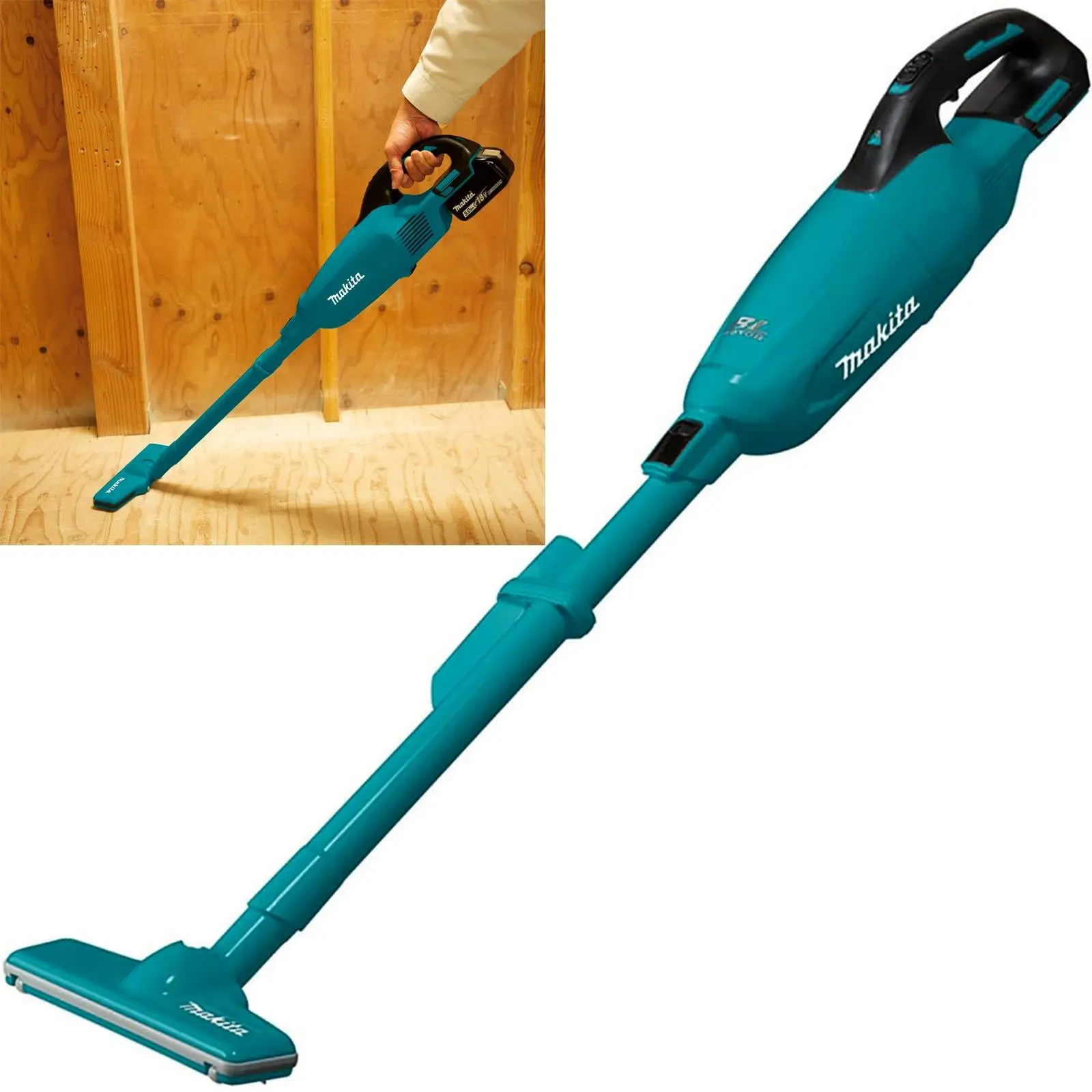 Makita Vacuum Cleaner 18V LXT Brushless Cordless 750ml DCL280FZ Body Only