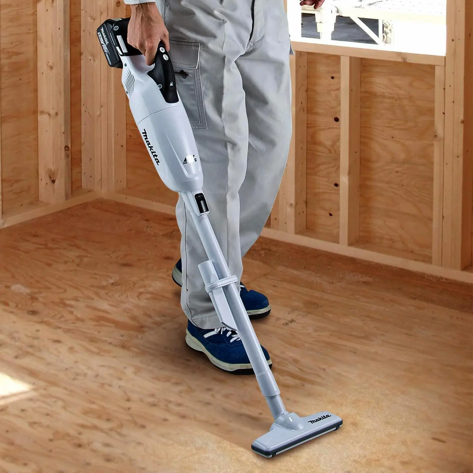Makita Vacuum Cleaner 18V LXT Brushless Cordless 750ml White DCL280FZW Body Only - Image 7