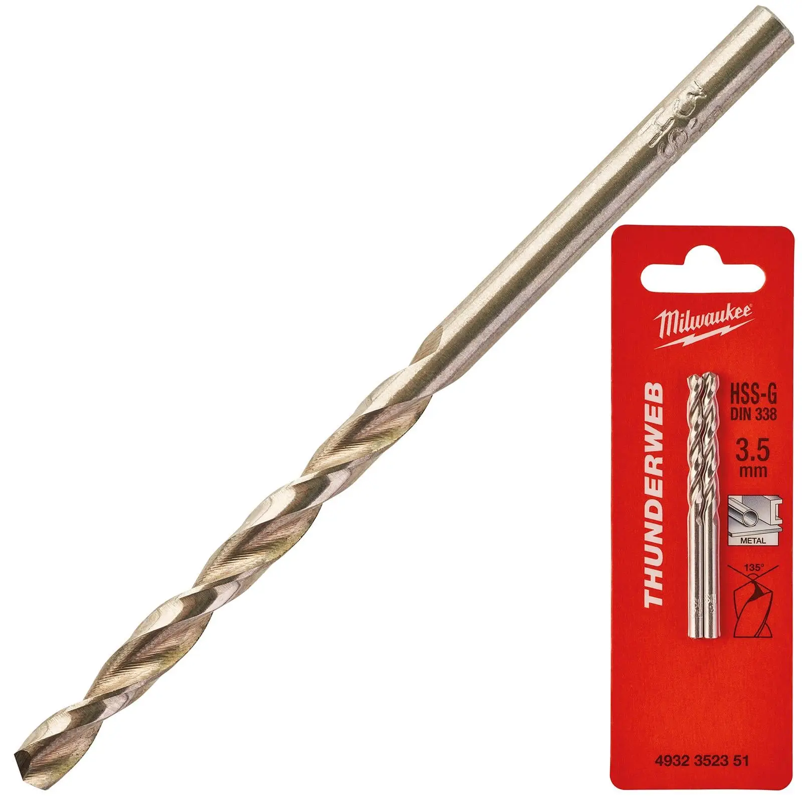 Milwaukee Thunderweb Metal Drill Bits HSS-G Ground DIN338 2 Pack 1.0-4.0mm - Image 18