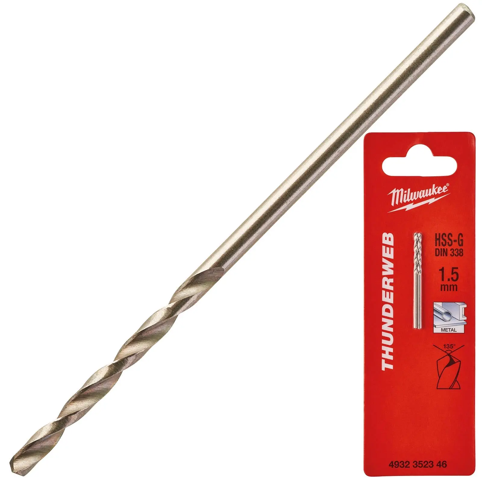 Milwaukee Thunderweb Metal Drill Bits HSS-G Ground DIN338 2 Pack 1.0-4.0mm - Image 21