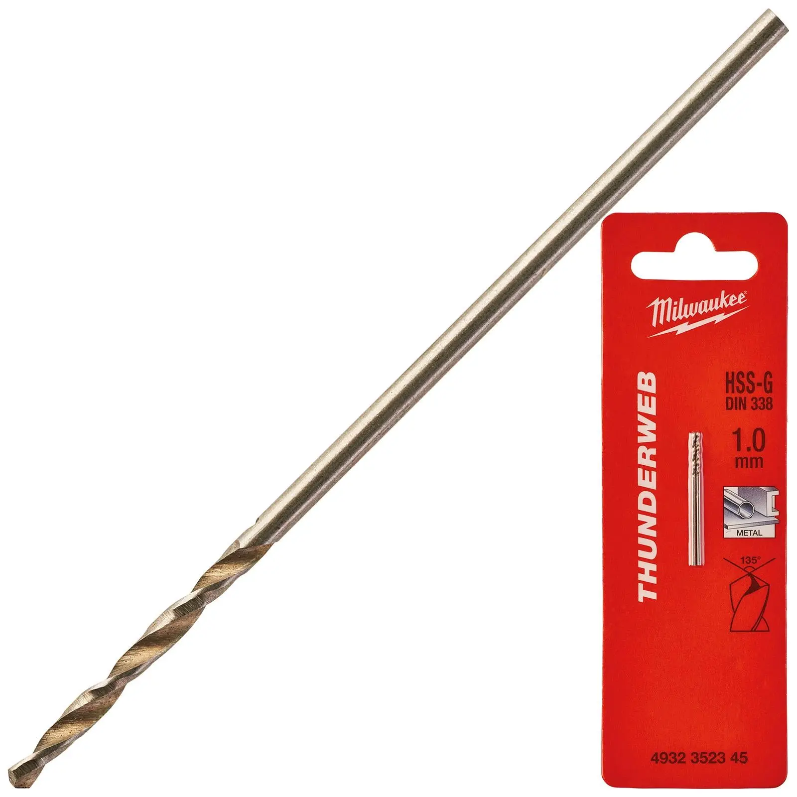Milwaukee Thunderweb Metal Drill Bits HSS-G Ground DIN338 2 Pack 1.0-4.0mm - Image 7